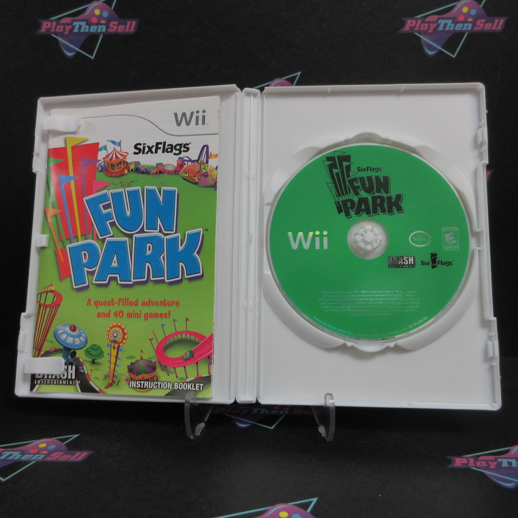 Six Flags Fun Park Nintendo Wii Complete - Refurbished