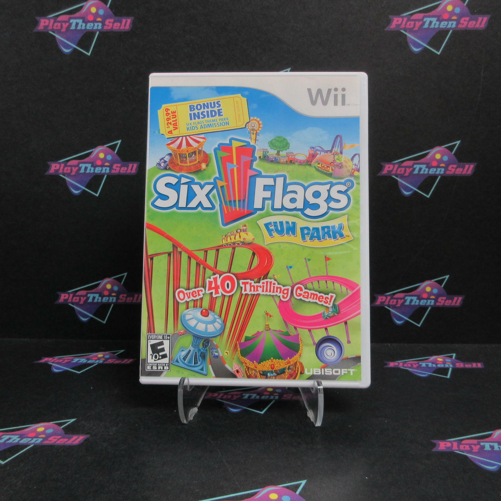 Six Flags Fun Park Nintendo Wii Complete - Refurbished