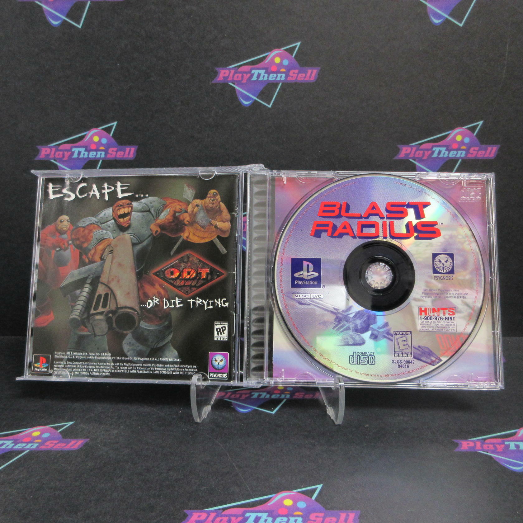 Blast Radius PS1 PlayStation 1 Complete - Excellent