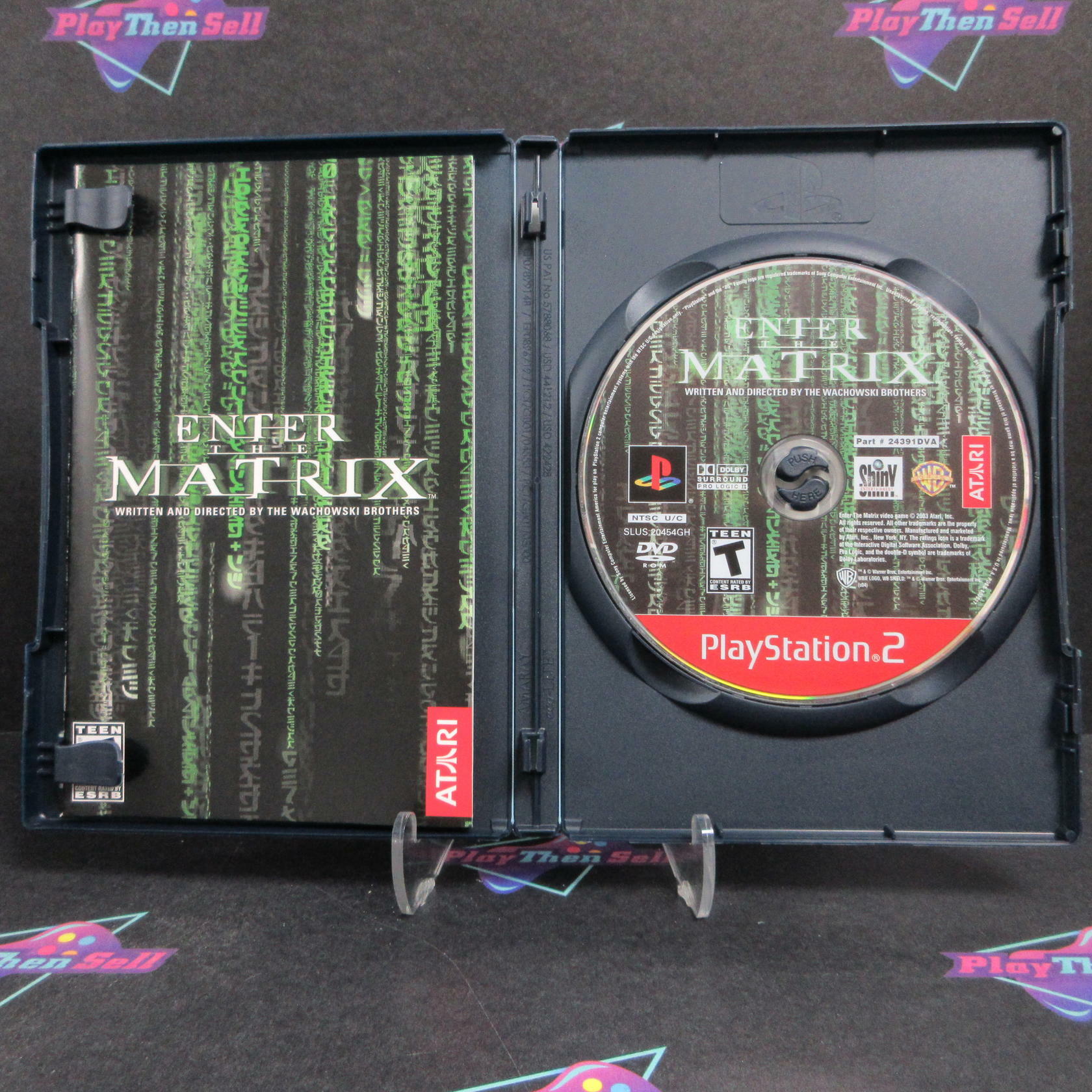 Enter The Matrix PS2 PlayStation 2 GH Complete - Excellent