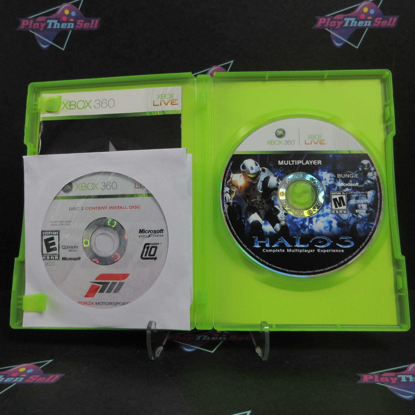 Halo 3 ODST & Forza Motorsport 3 Xbox 360 Complete - Excellent