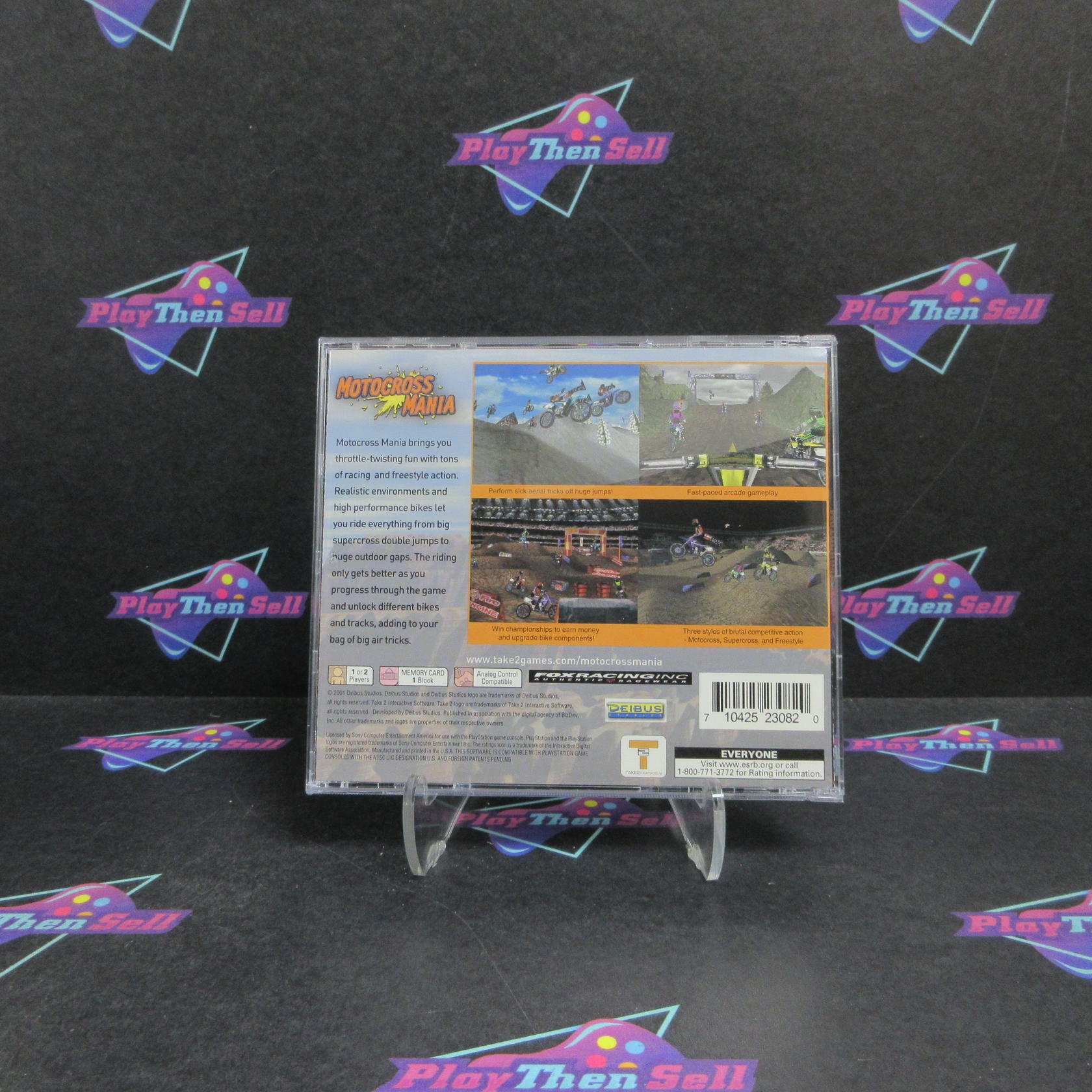 Motocross Mania PS1 PlayStation 1 Complete - Excellent