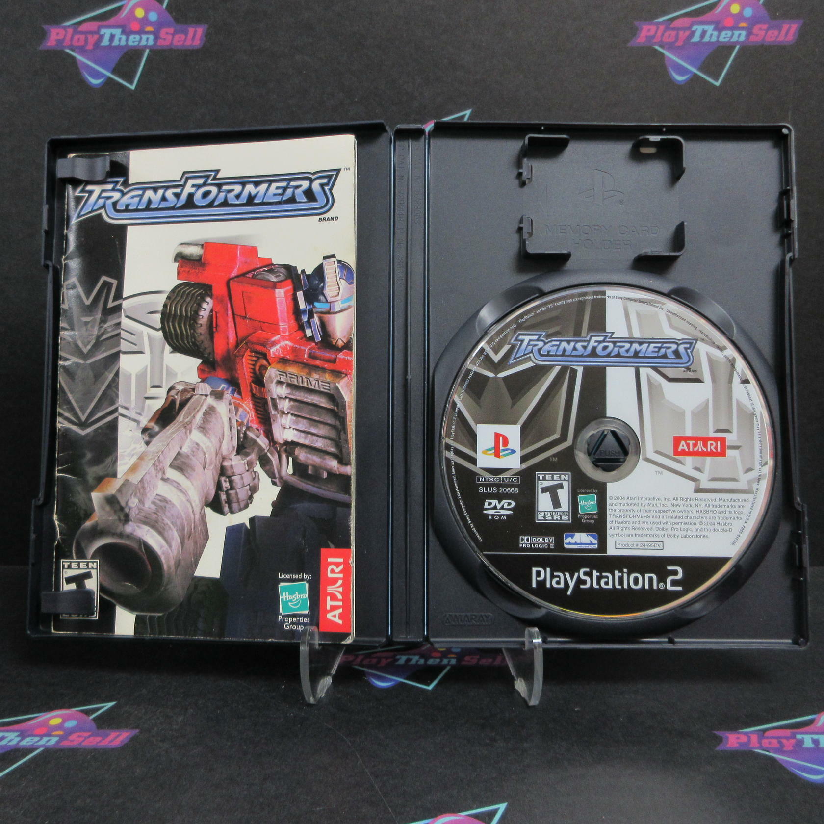 Transformers PS2 PlayStation 2 Complete - Very Good