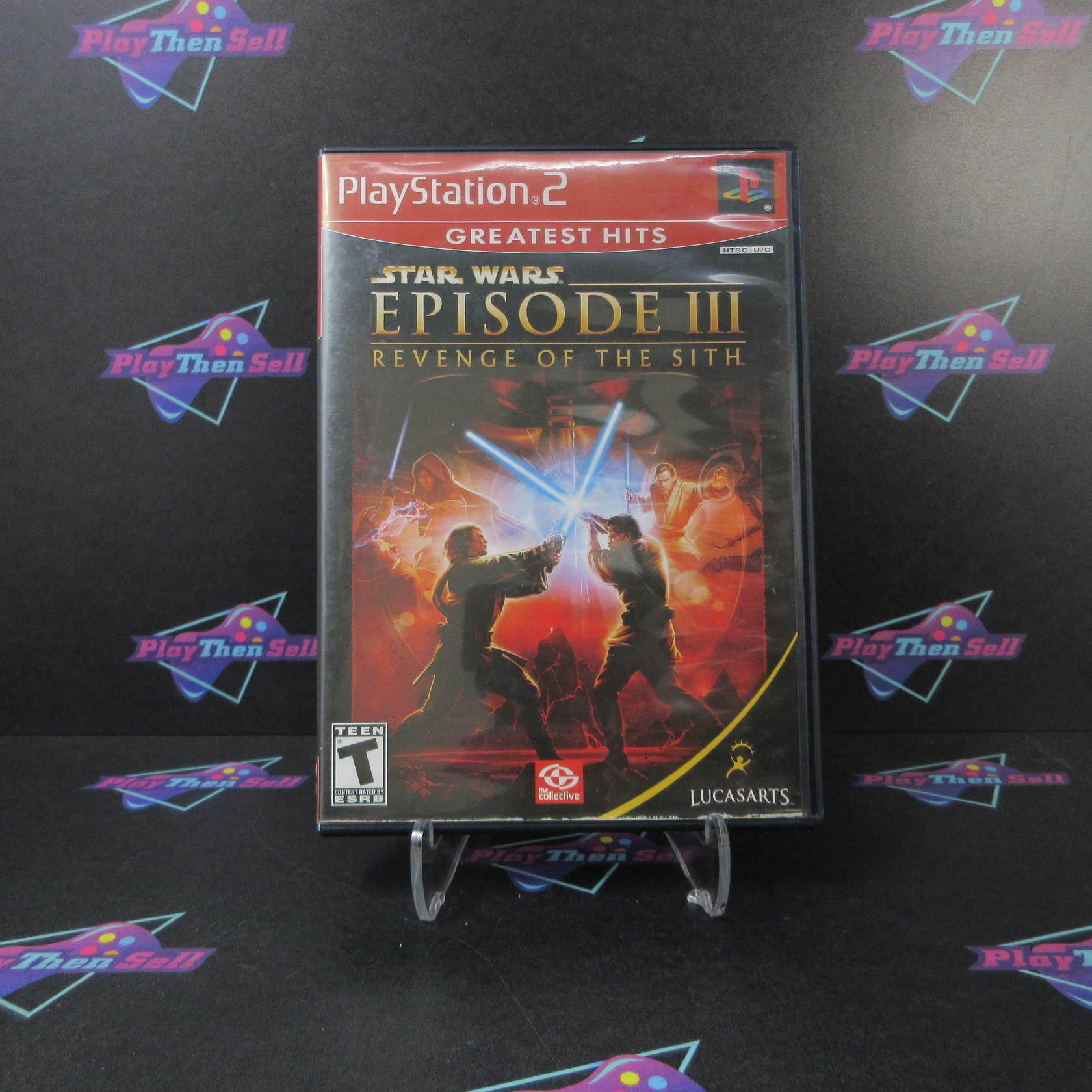Star Wars Episode III Revenge of the Sith PS2 GH + Reg Card CIB - Very Good