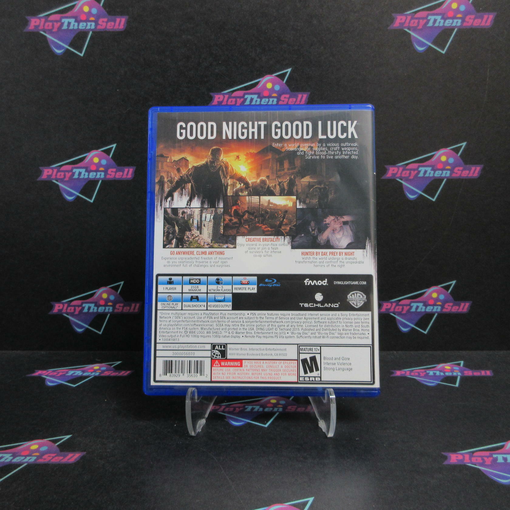 Dying Light PS4 PlayStation 4 - Very Good