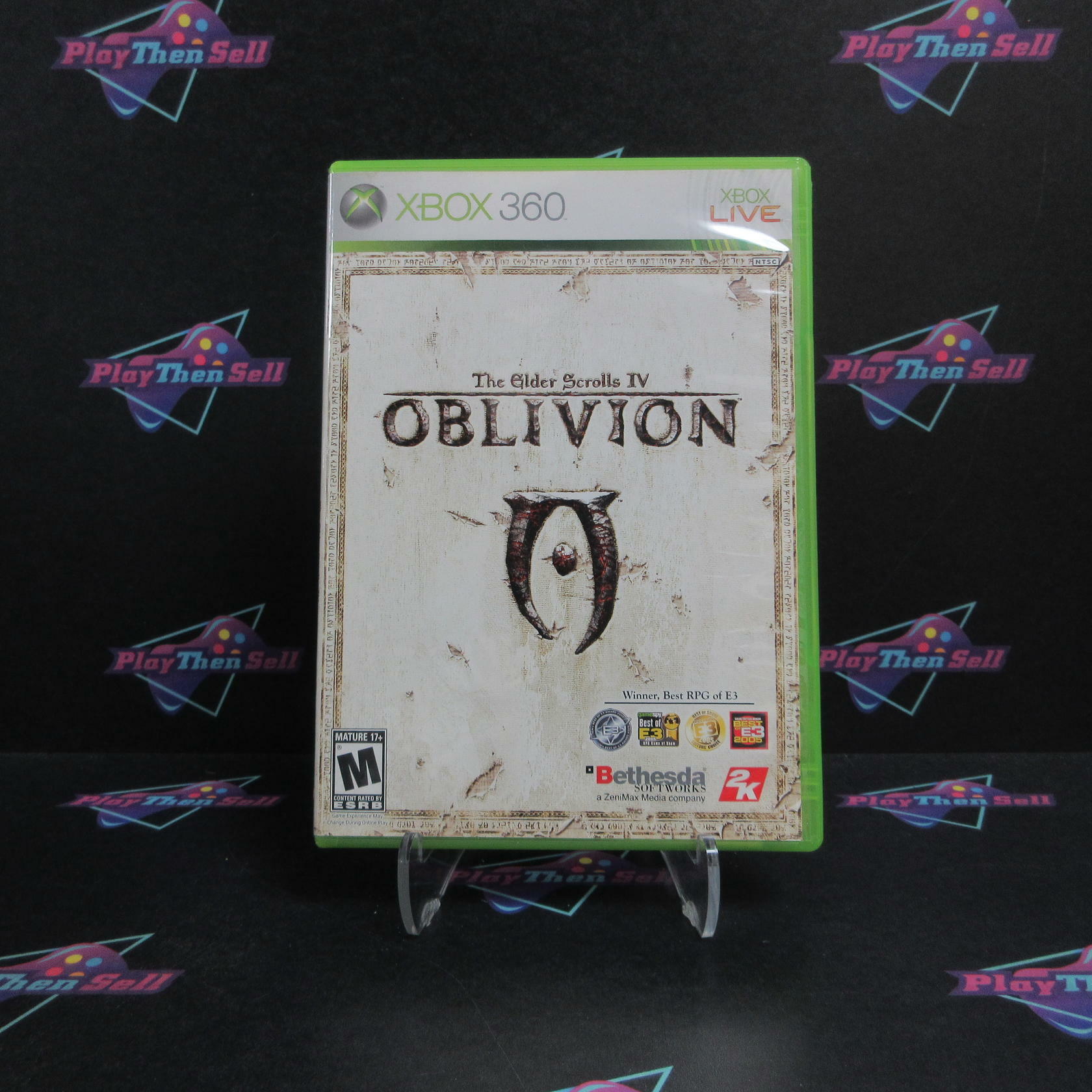 Elder Scrolls IV Oblivion Xbox 360 PH Disc + Map Complete - Very Good