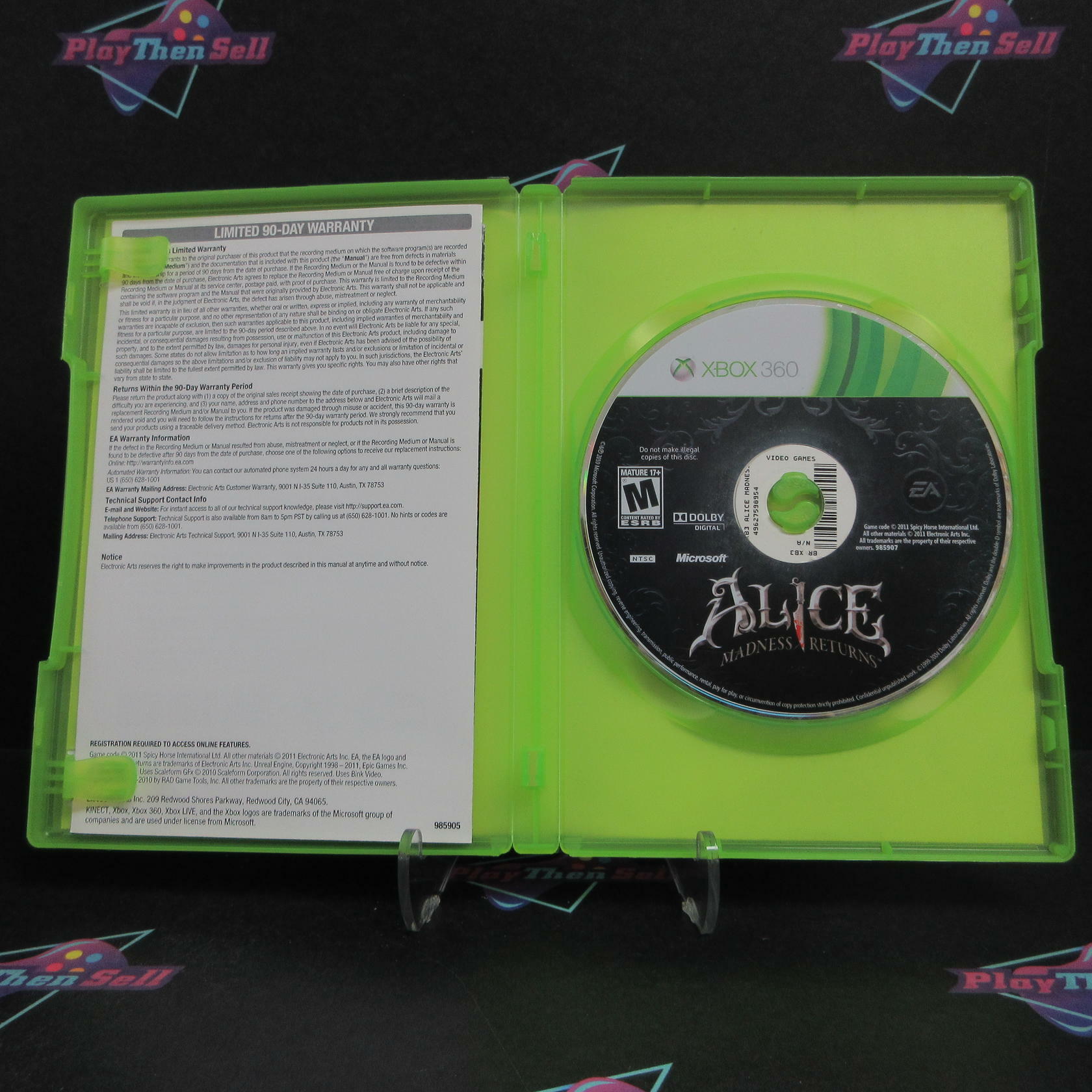 Alice Madness Returns Xbox 360 DD Complete - Very Good
