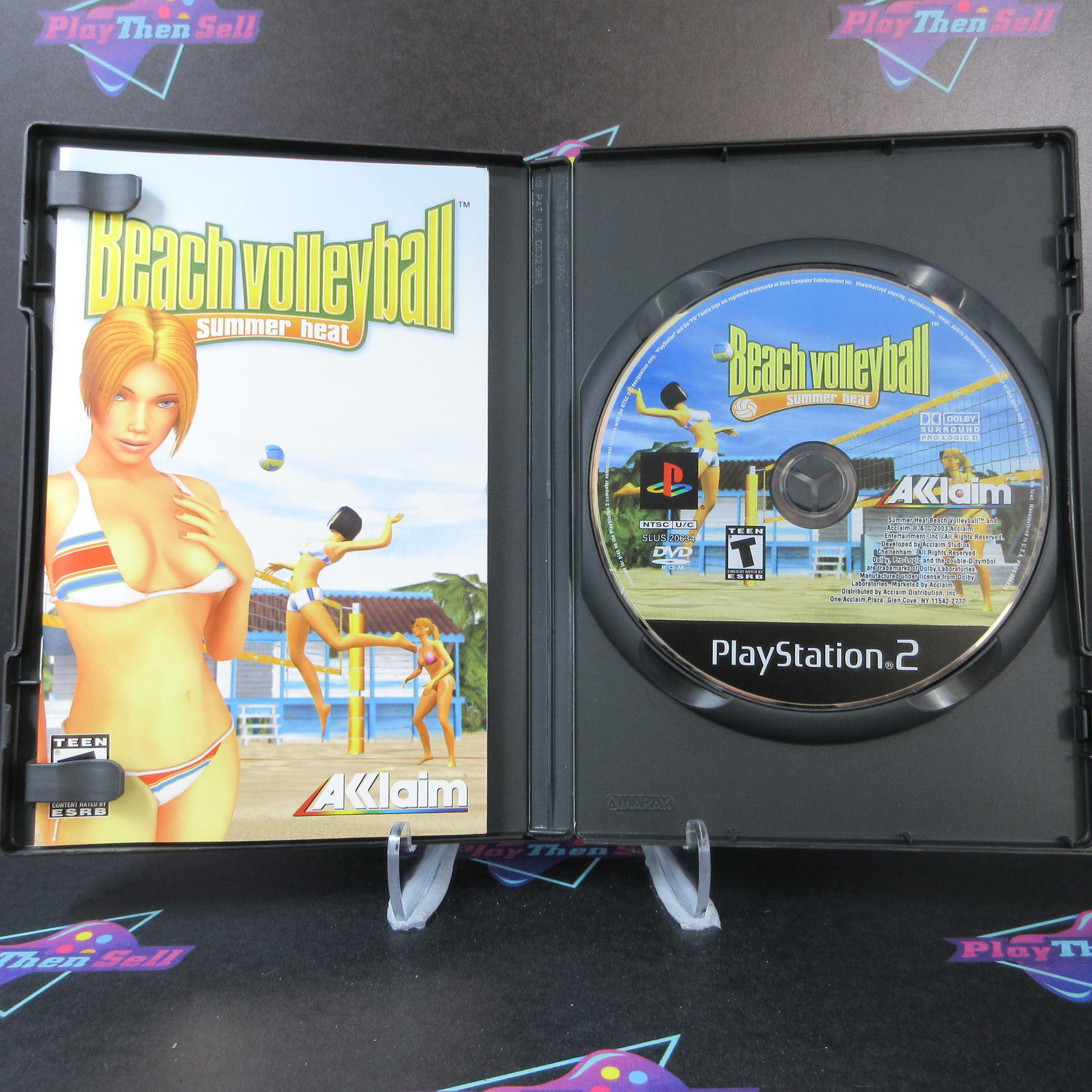 Summer Heat Beach Volleyball PS2 PlayStation 2 + Reg Card - Like New
