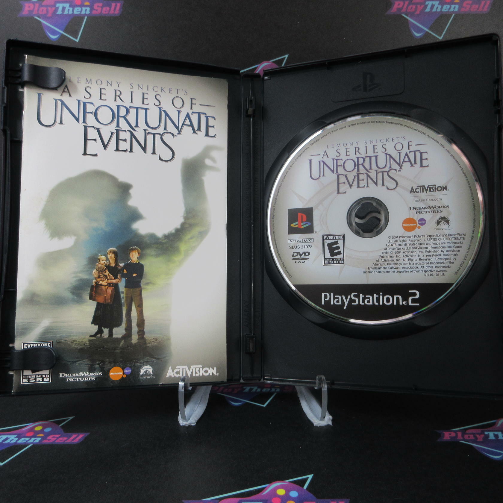 Lemony Snicket's A Series of Unfortunate Events PS2 PlayStation 2 - Like New
