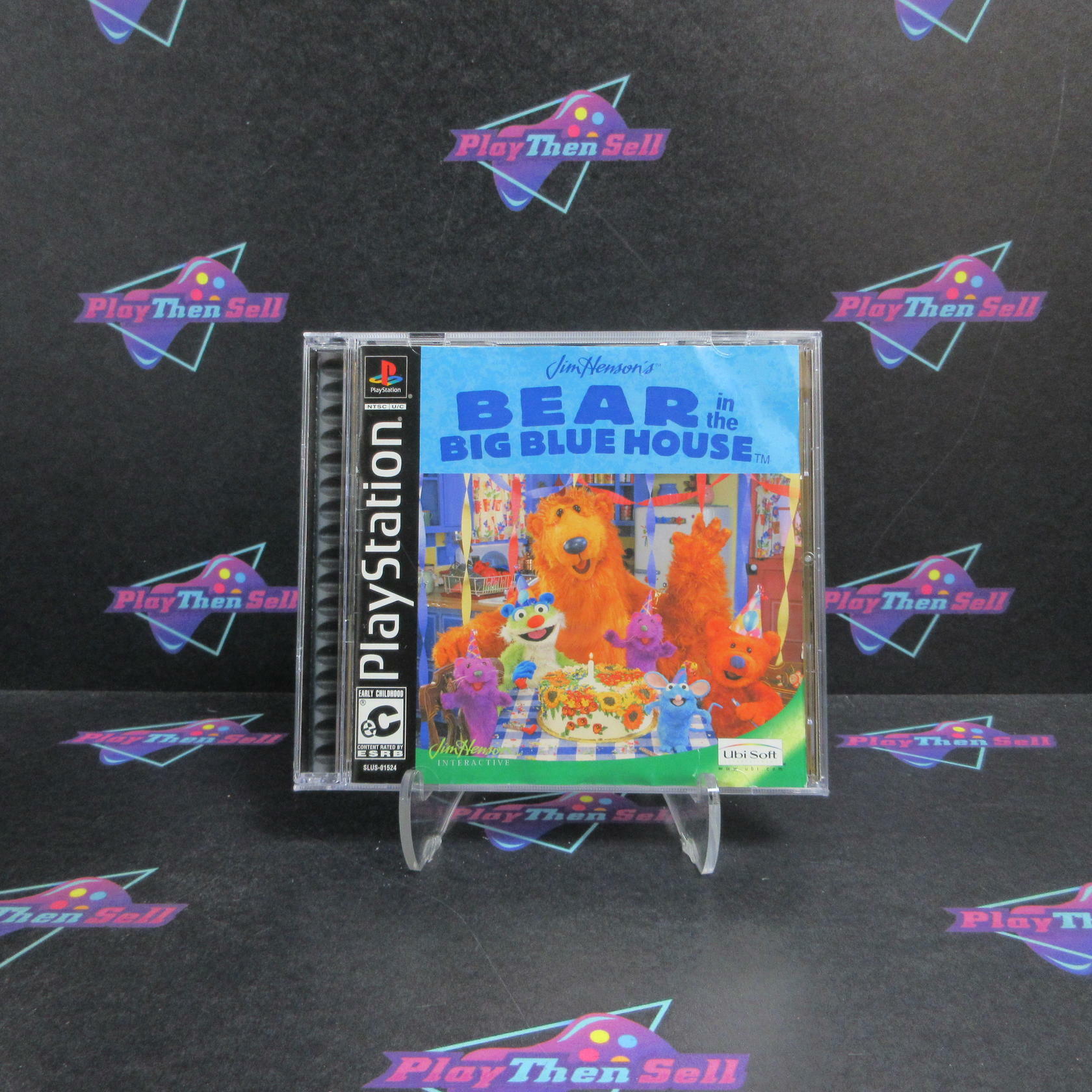 Bear in the Big Blue House PS1 PlayStation 1 + Reg Card Complete - Very Good