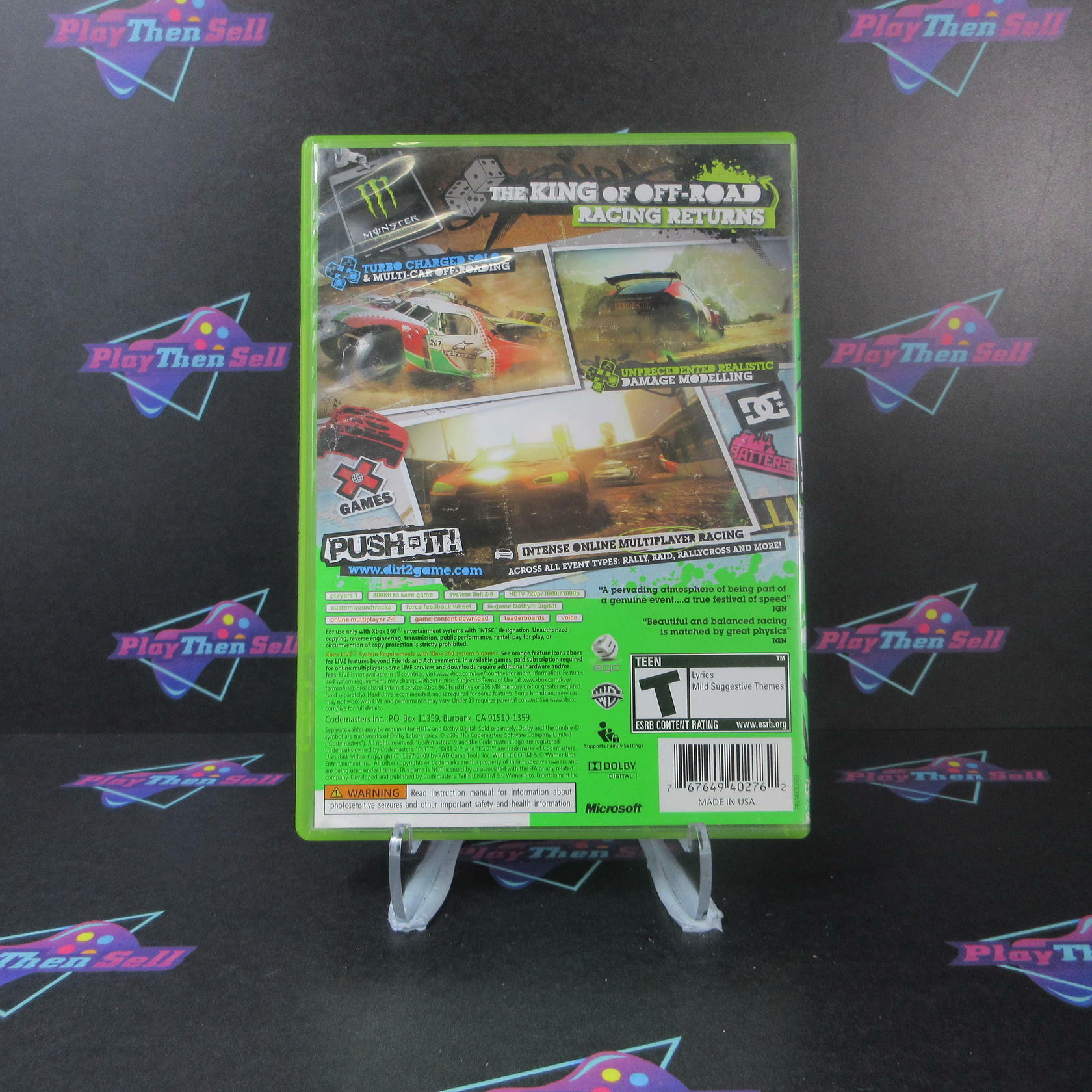 Dirt 2 Xbox 360 Complete - Very Good