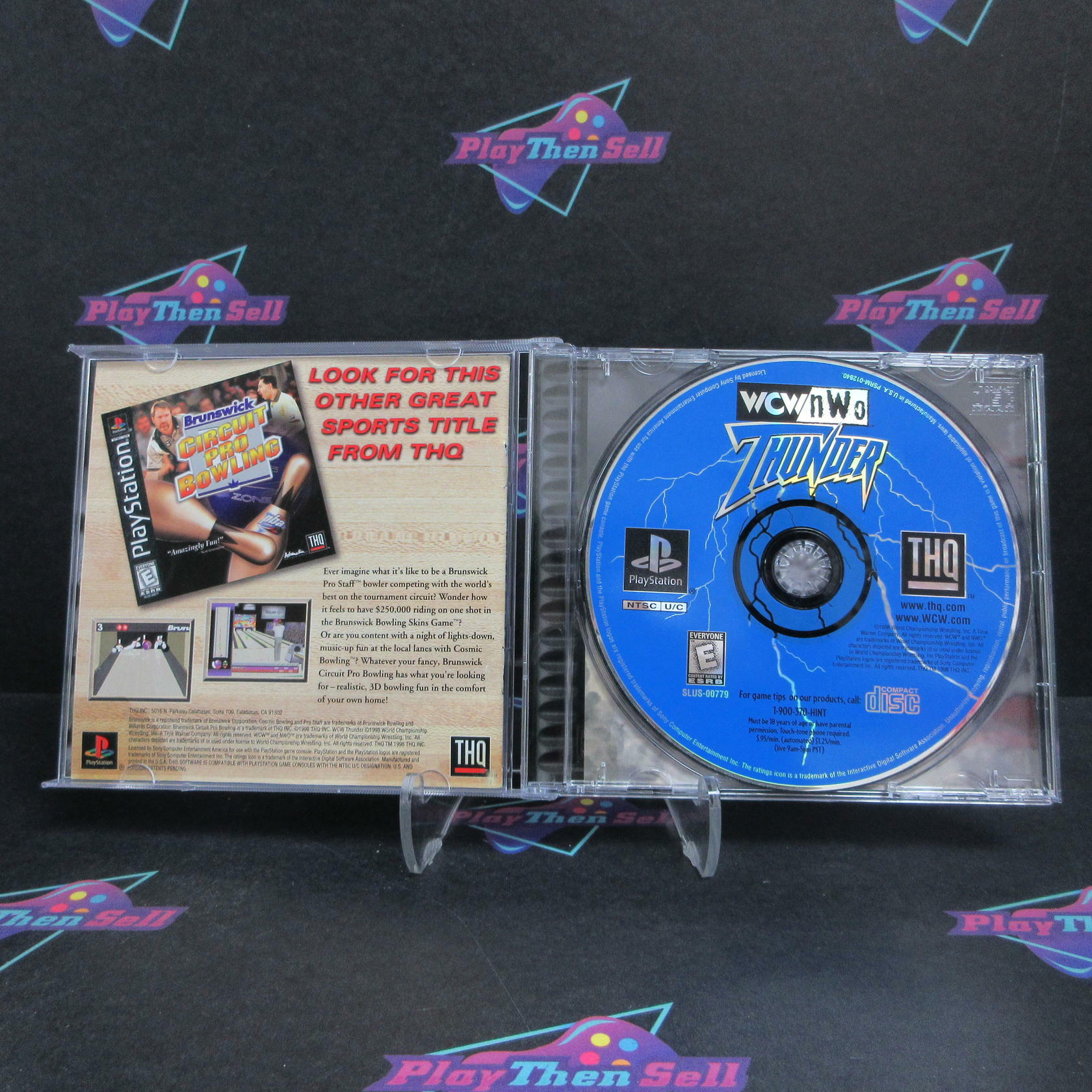 WCW NWO Thunder PS1 PlayStation 1 Complete - Very Good