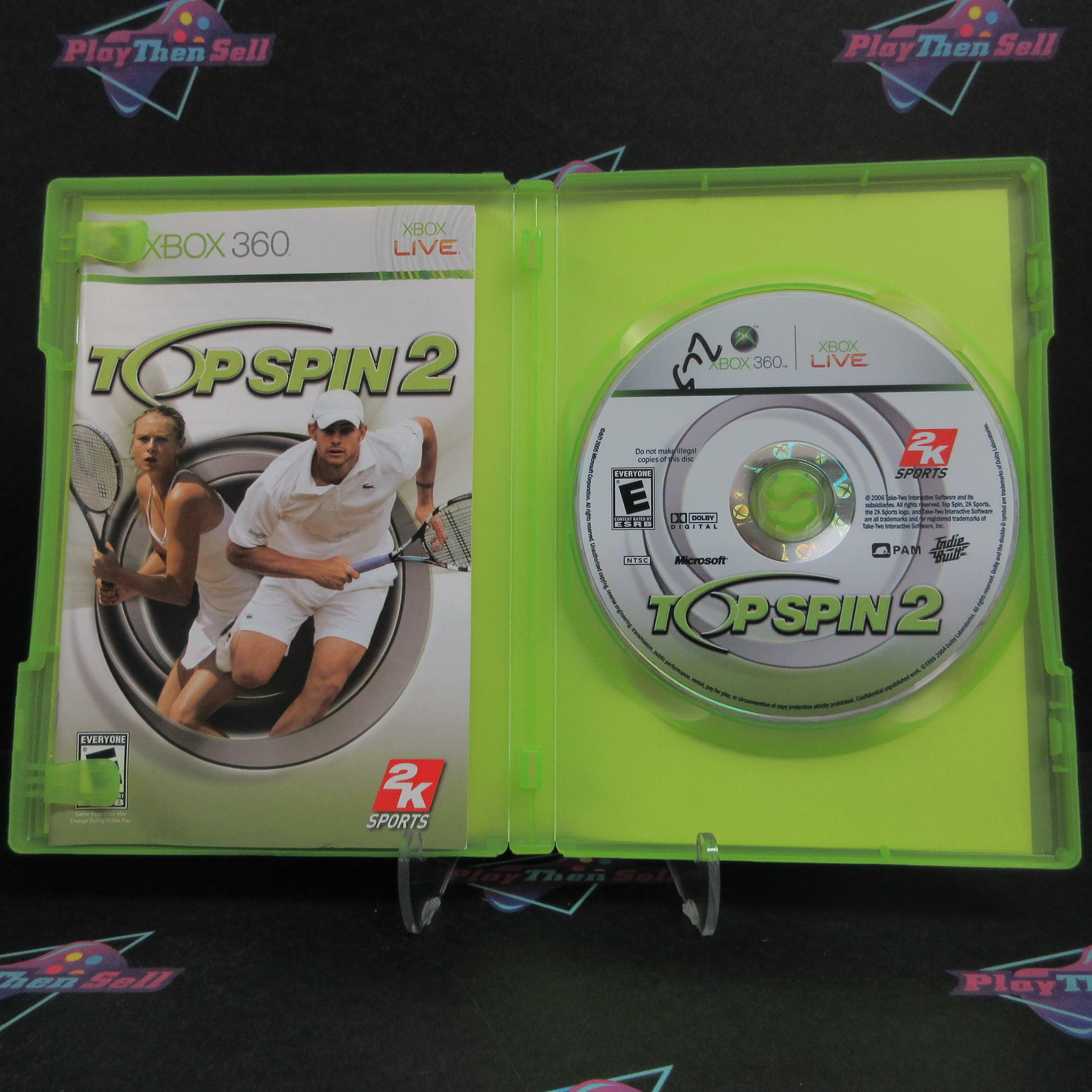 Top Spin 2 Xbox 360 DD Complete - Very Good
