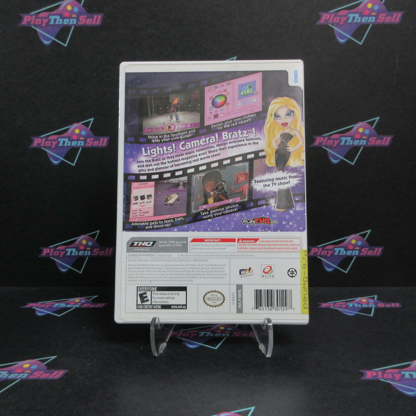 Bratz The Movie Nintendo Wii - Very Good