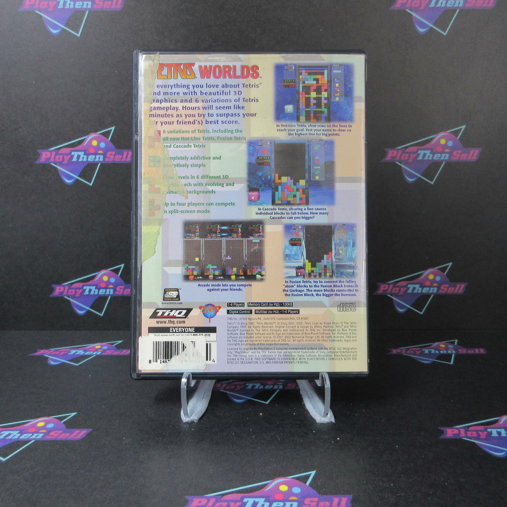 Tetris Worlds PS2 PlayStation 2 Complete - Very Good