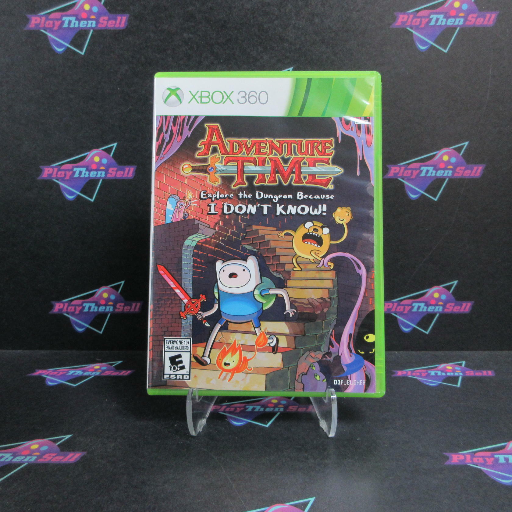 Rerfurbished Adventure Time Explore the Dungeon Because IDK Xbox 360 DD Complete - Very Good