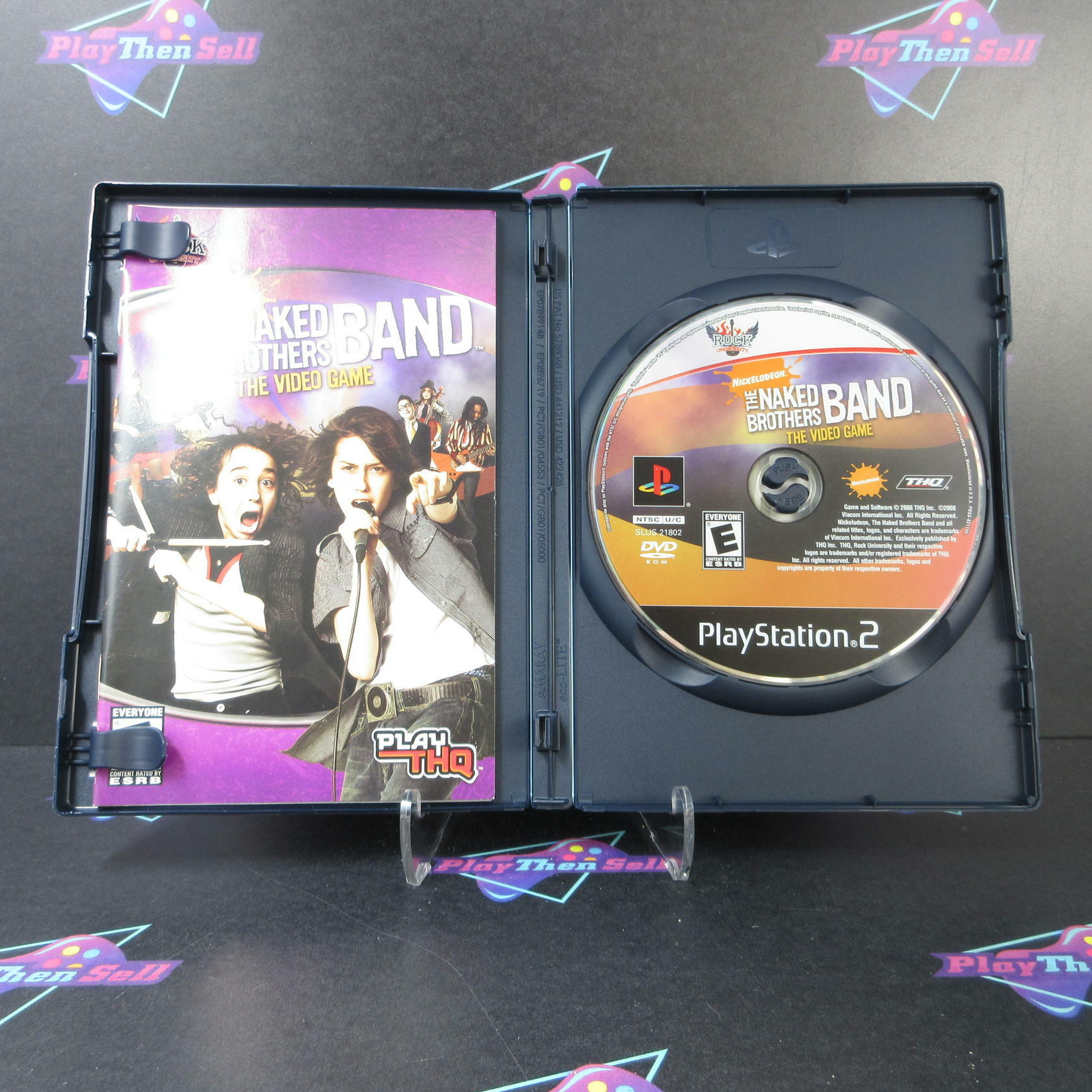 Naked Brothers Band PS2 PlayStation 2 Complete - Very Good