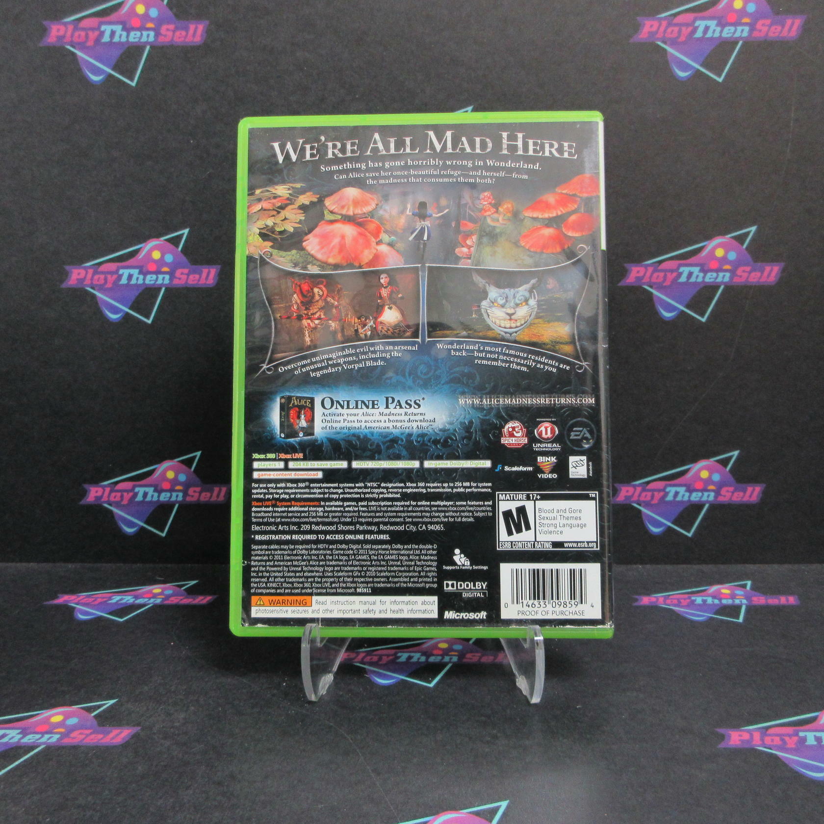Alice Madness Returns Xbox 360 DD Complete - Very Good