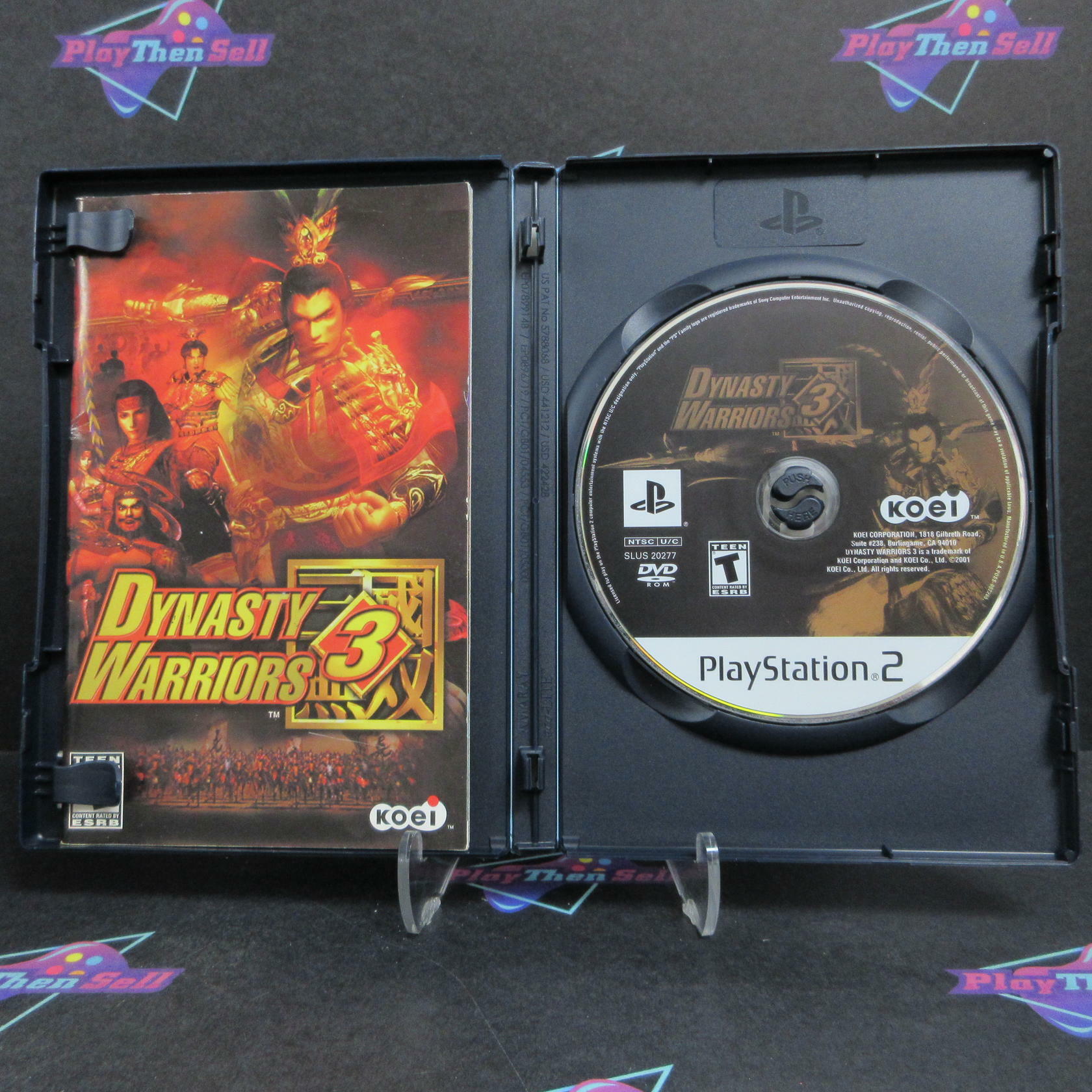 Dynasty Warriors 3 PS2 PlayStation 2 + Reg Card Complete - Very Good