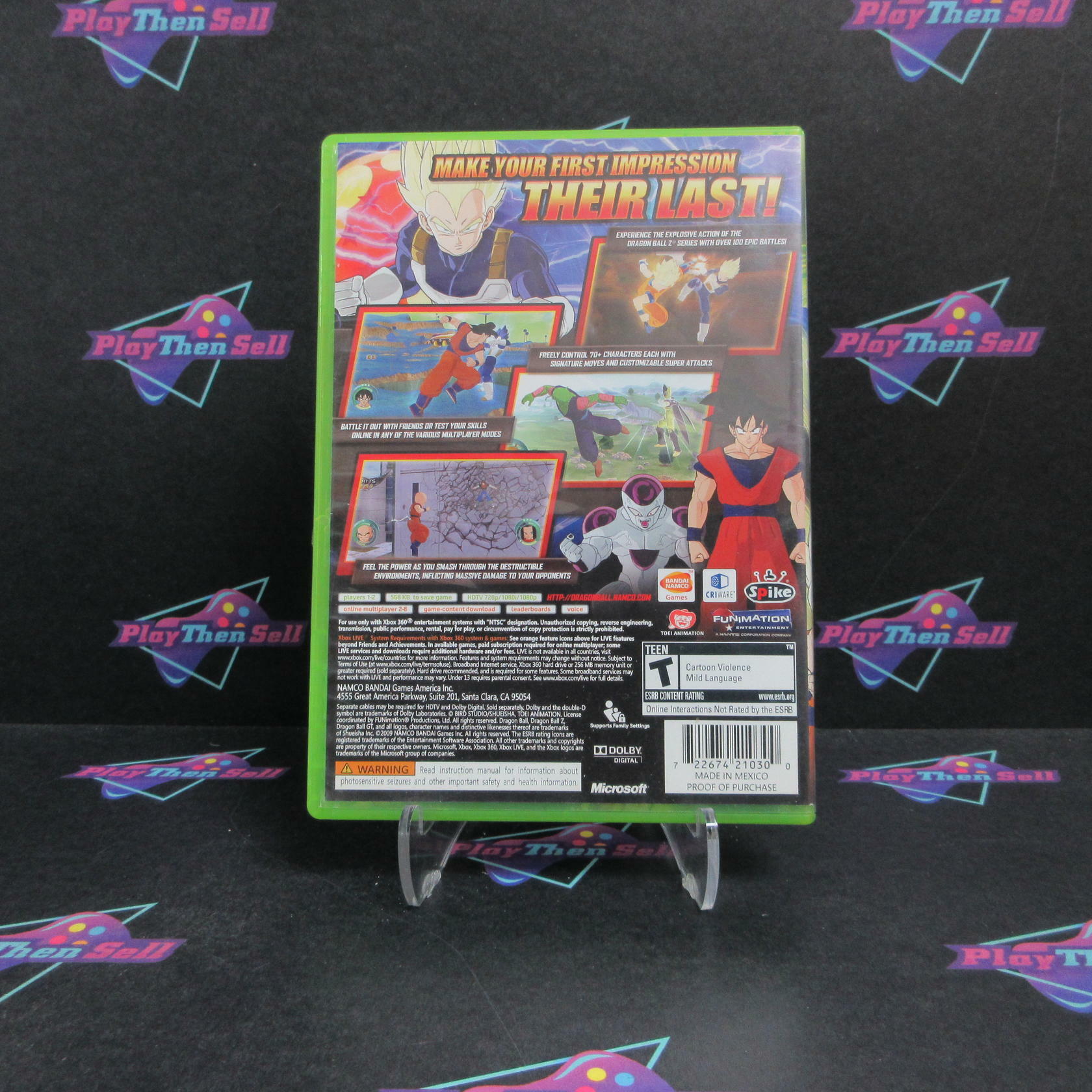 Dragon Ball Raging Blast Xbox 360 Complete - Very Good