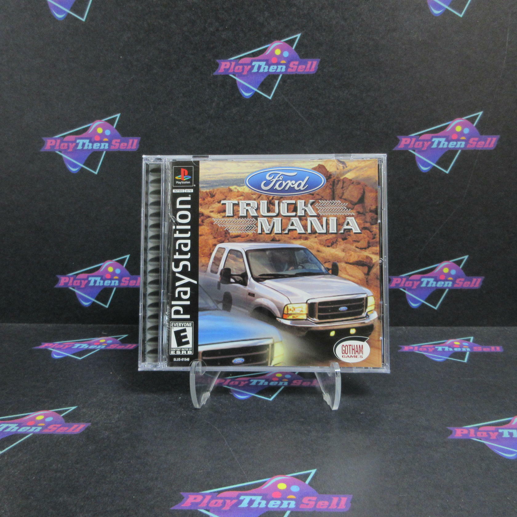Ford Truck Mania PS1 PlayStation 1 Complete - Very Good