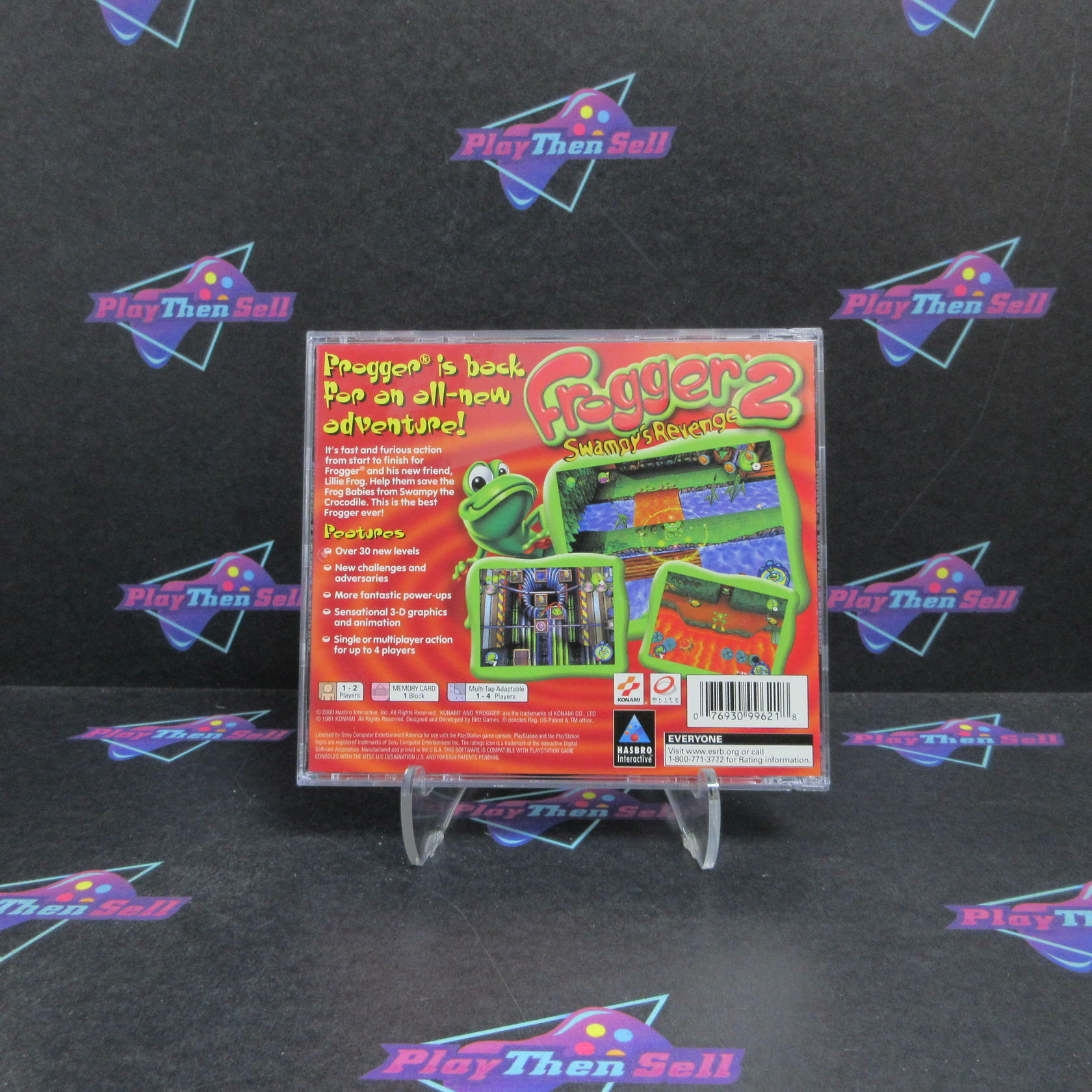 Frogger 2 Swampy's Revenge PS1 PlayStation 1 Complete - Very Good