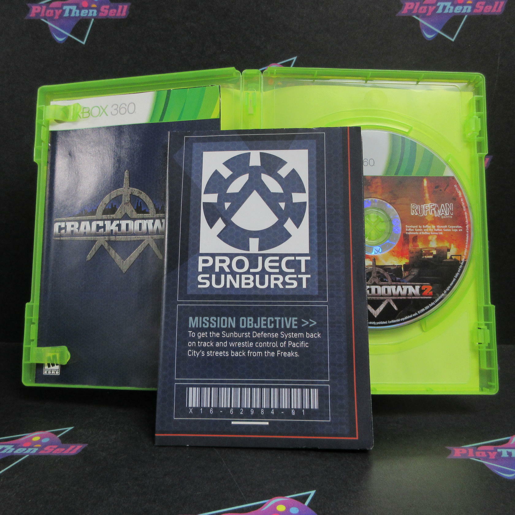 Crackdown 2 Xbox 360 + Poster Complete - Very Good