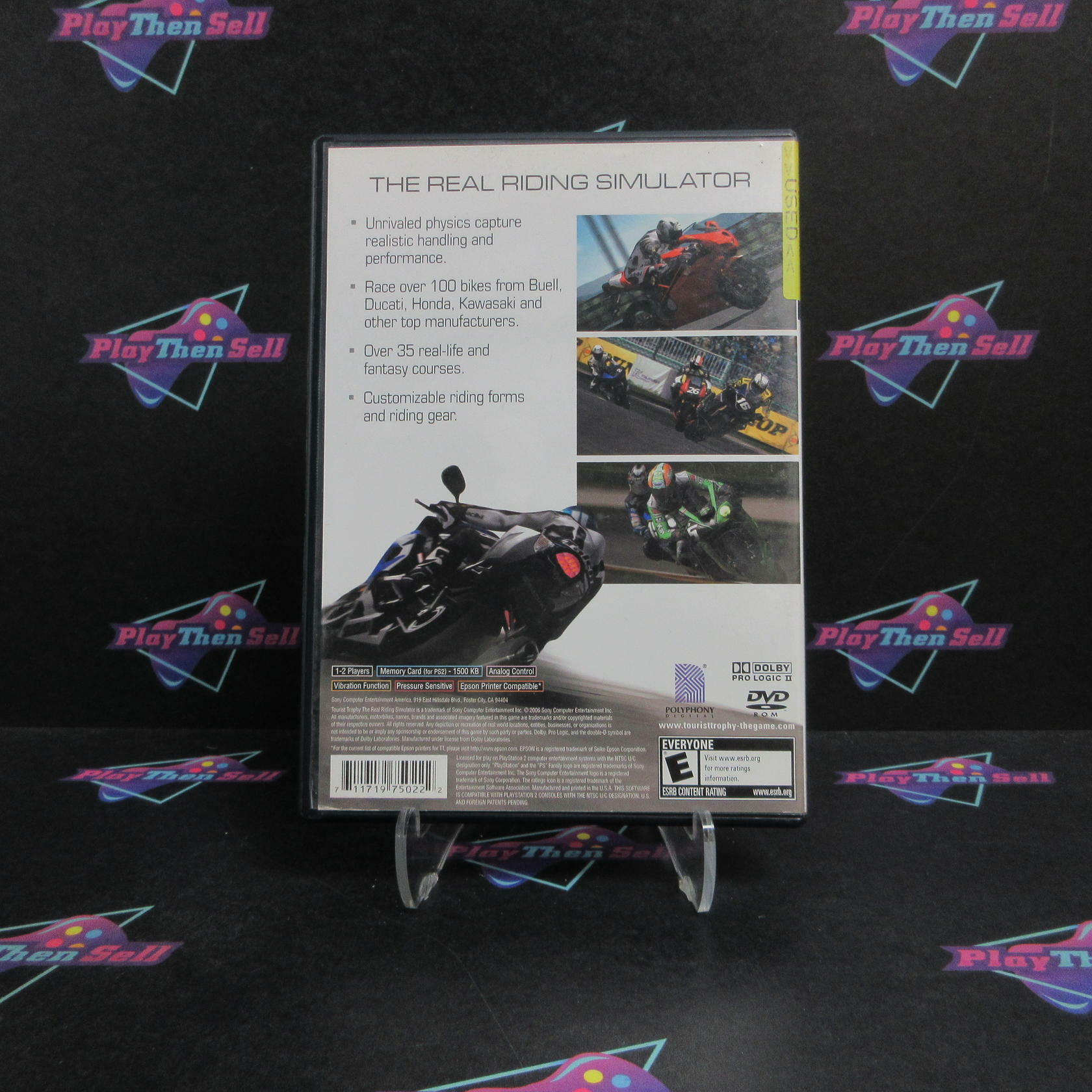 Tourist Trophy PS2 PlayStation 2 + Reg Card Complete - Very Good