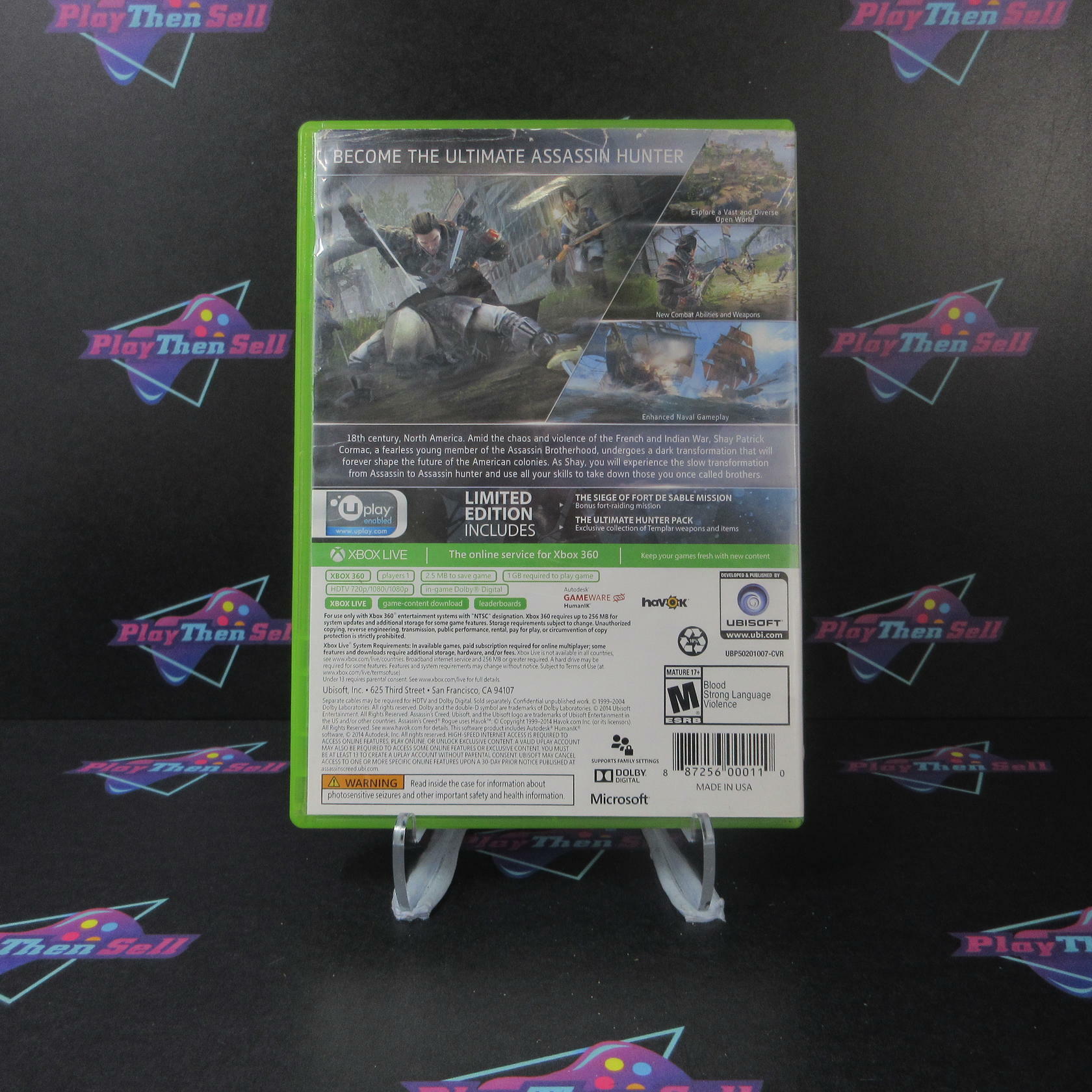 Assassin's Creed Rogue Limited Edition Xbox 360 Complete - Very Good