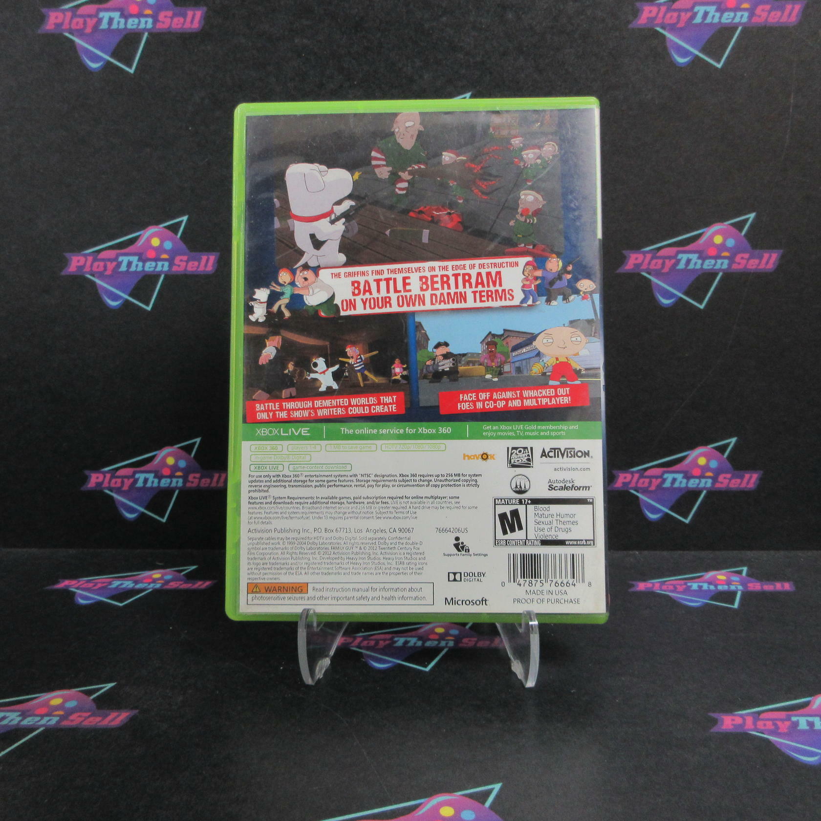 Family Guy Back to the Multiverse Xbox 360 Complete - Very Good