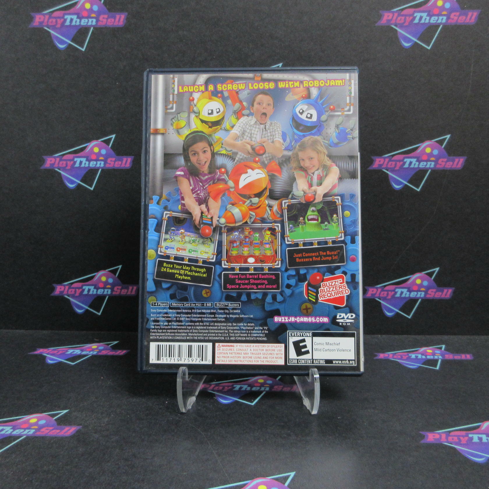 BUZZ Junior Robo Jam Software Only PS2 PlayStation 2 + Reg Card CIB - Refurbished