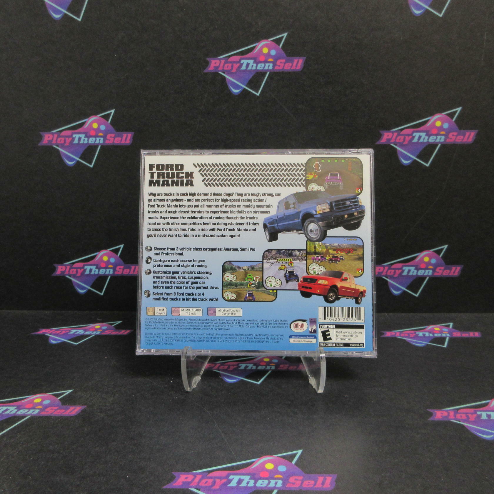 Ford Truck Mania PS1 PlayStation 1 Complete - Very Good