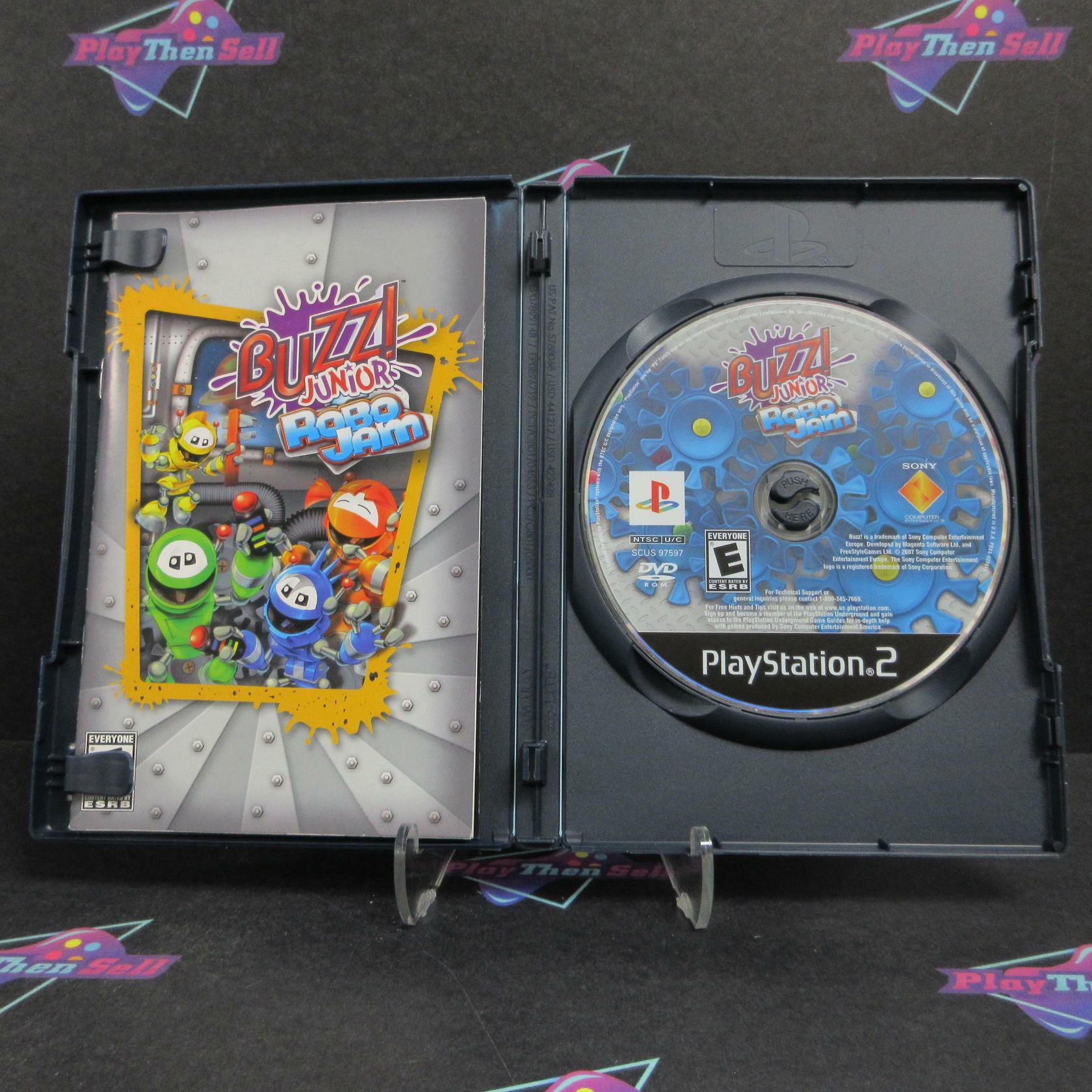 BUZZ Junior Robo Jam Software Only PS2 PlayStation 2 + Reg Card CIB - Refurbished