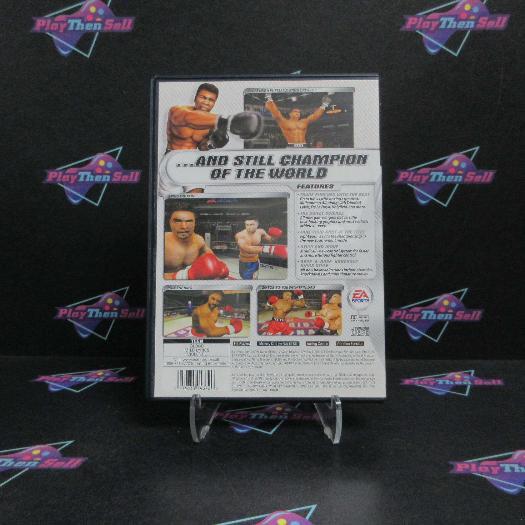 Knockout Kings 2002 PS2 PlayStation 2 + Reg Card Complete - Refurbished