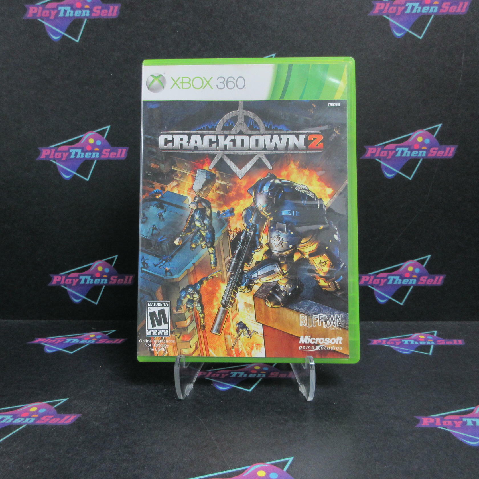 Crackdown 2 Xbox 360 + Poster Complete - Very Good