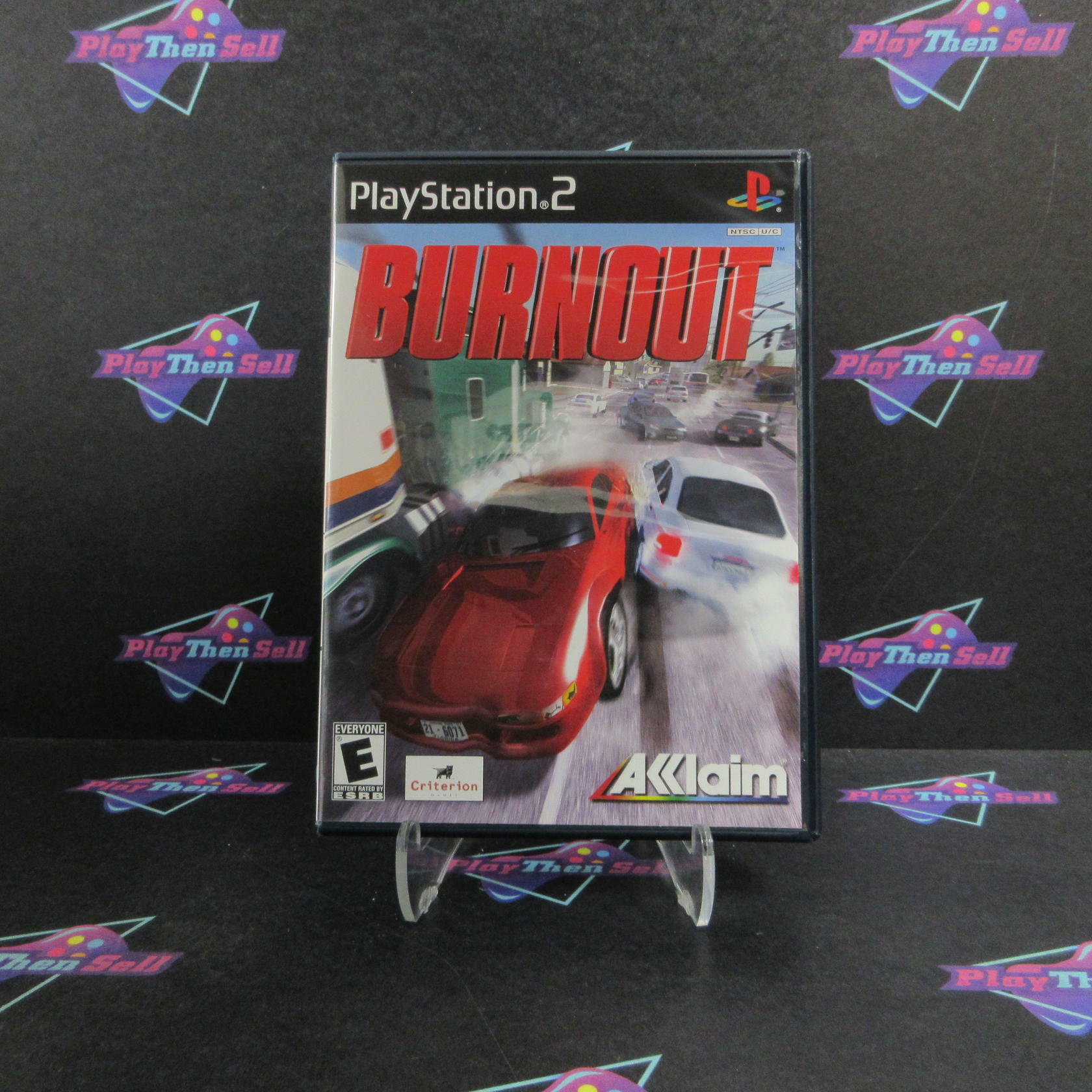 Burnout PS2 PlayStation 2 + Reg Card Complete - Refurbished