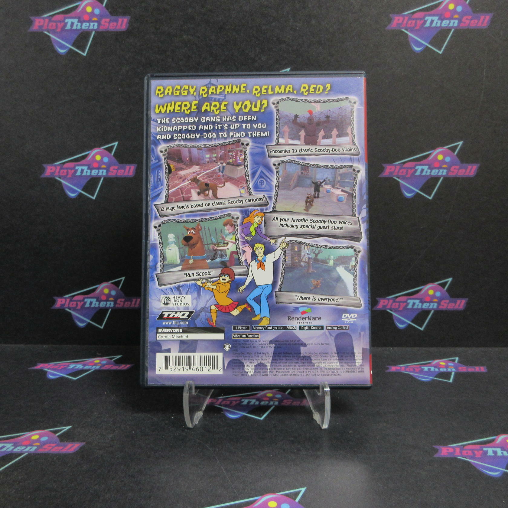 Scooby-Doo Night of 100 Frights PS2 PlayStation 2 GH Complete - Refurbished