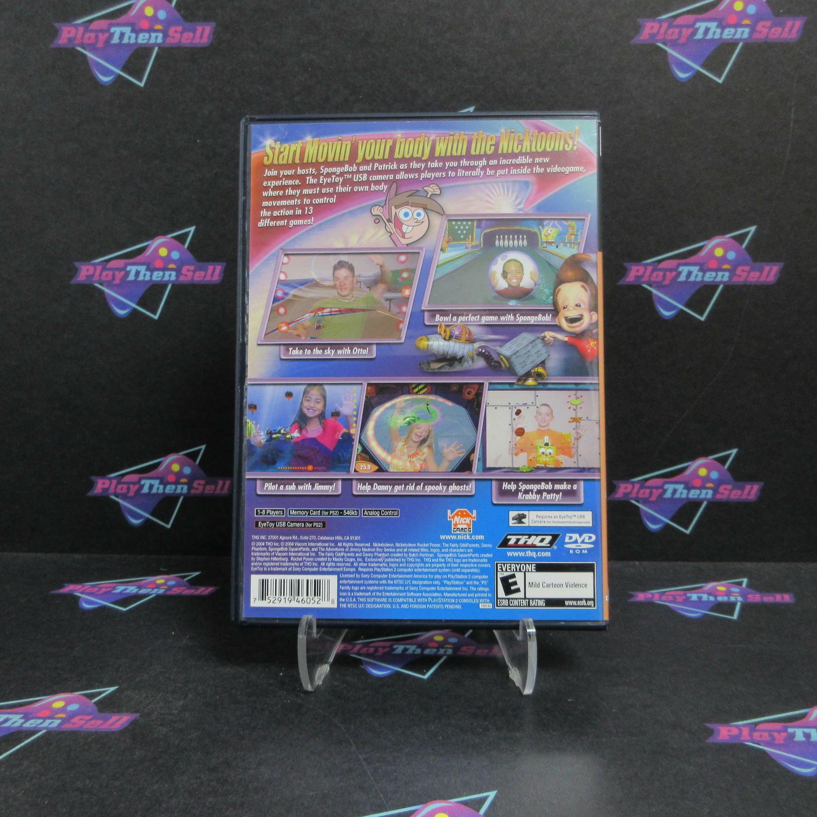 Nicktoons Movin' PS2 PlayStation 2 Complete - Refurbished