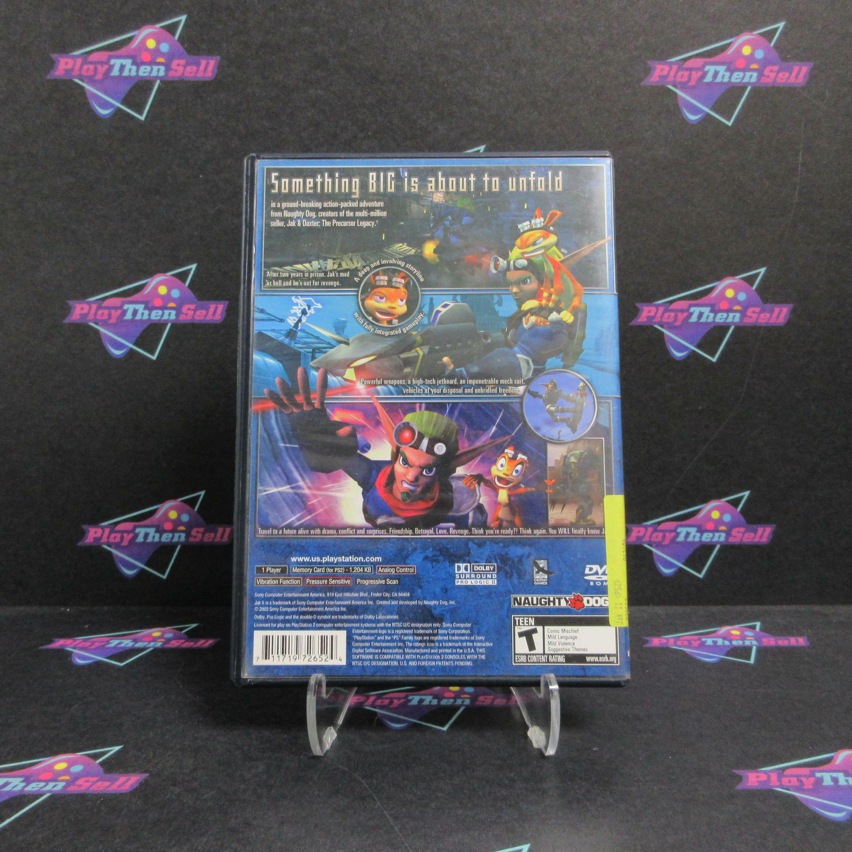 Jak II PS2 PlayStation 2 - Very Good