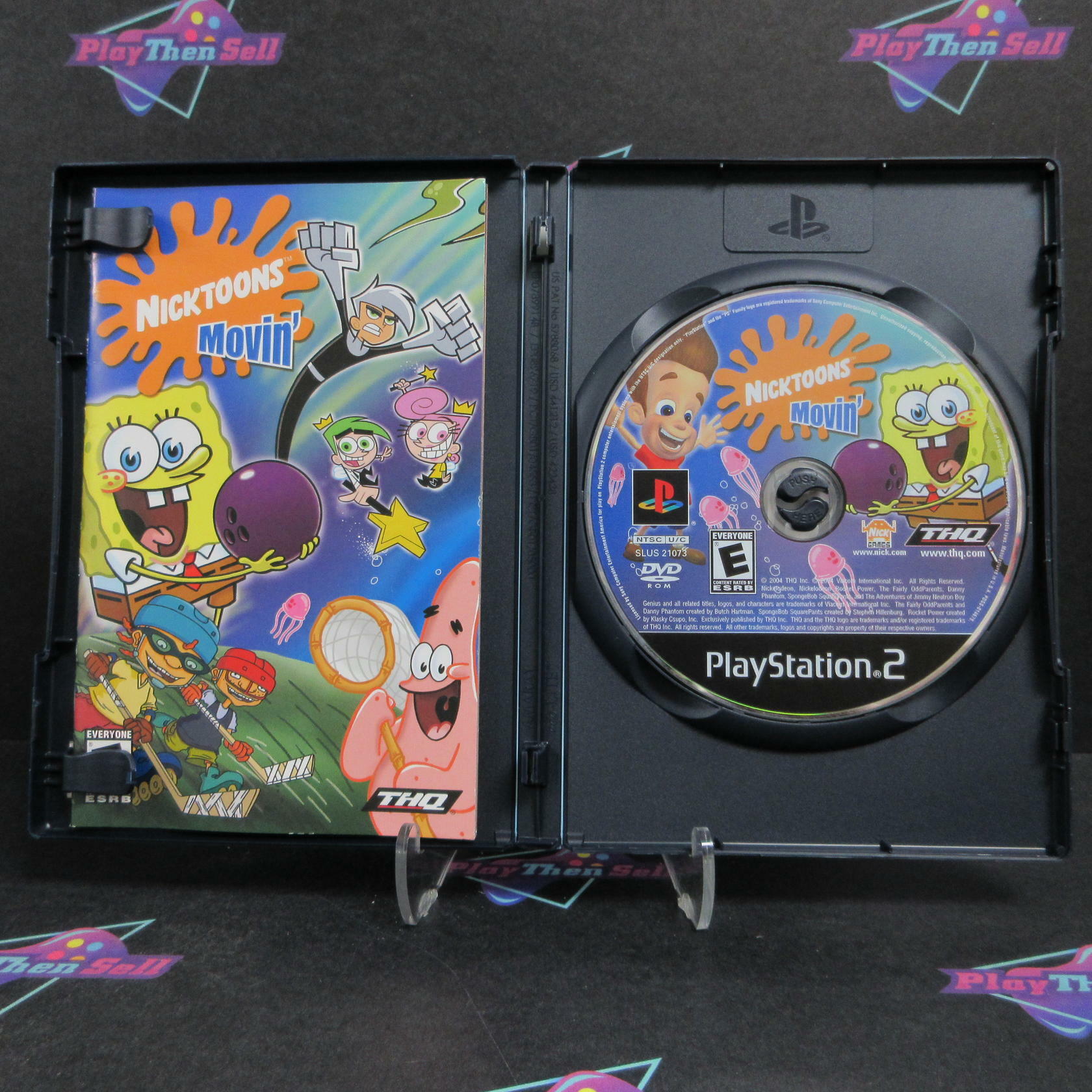Nicktoons Movin' PS2 PlayStation 2 Complete - Refurbished