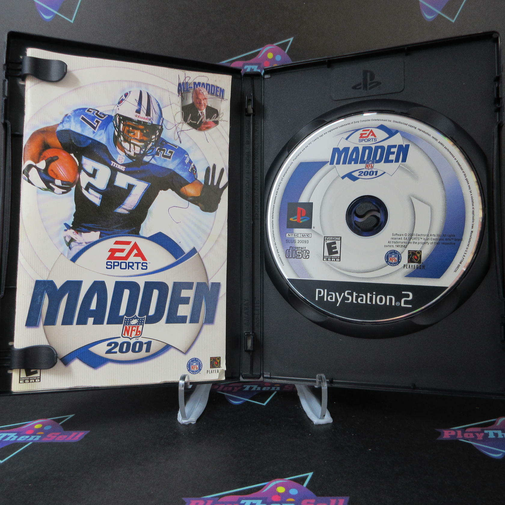 Madden NFL 2001 PS2 PlayStation 2 + Reg Card Complete - Very Good