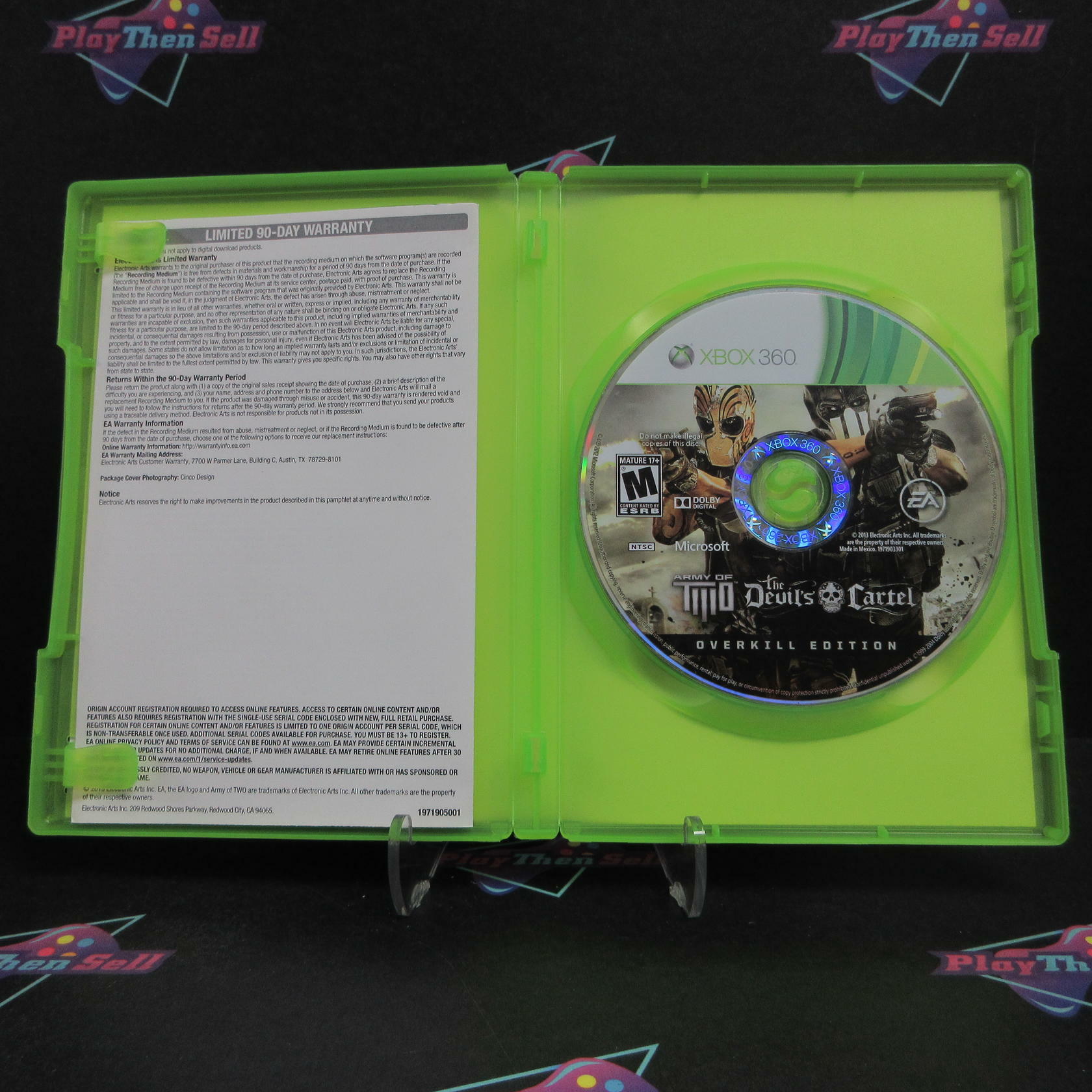 Army of Two The Devil's Cartel Overkill Edition Xbox 360 CIB - Very Good