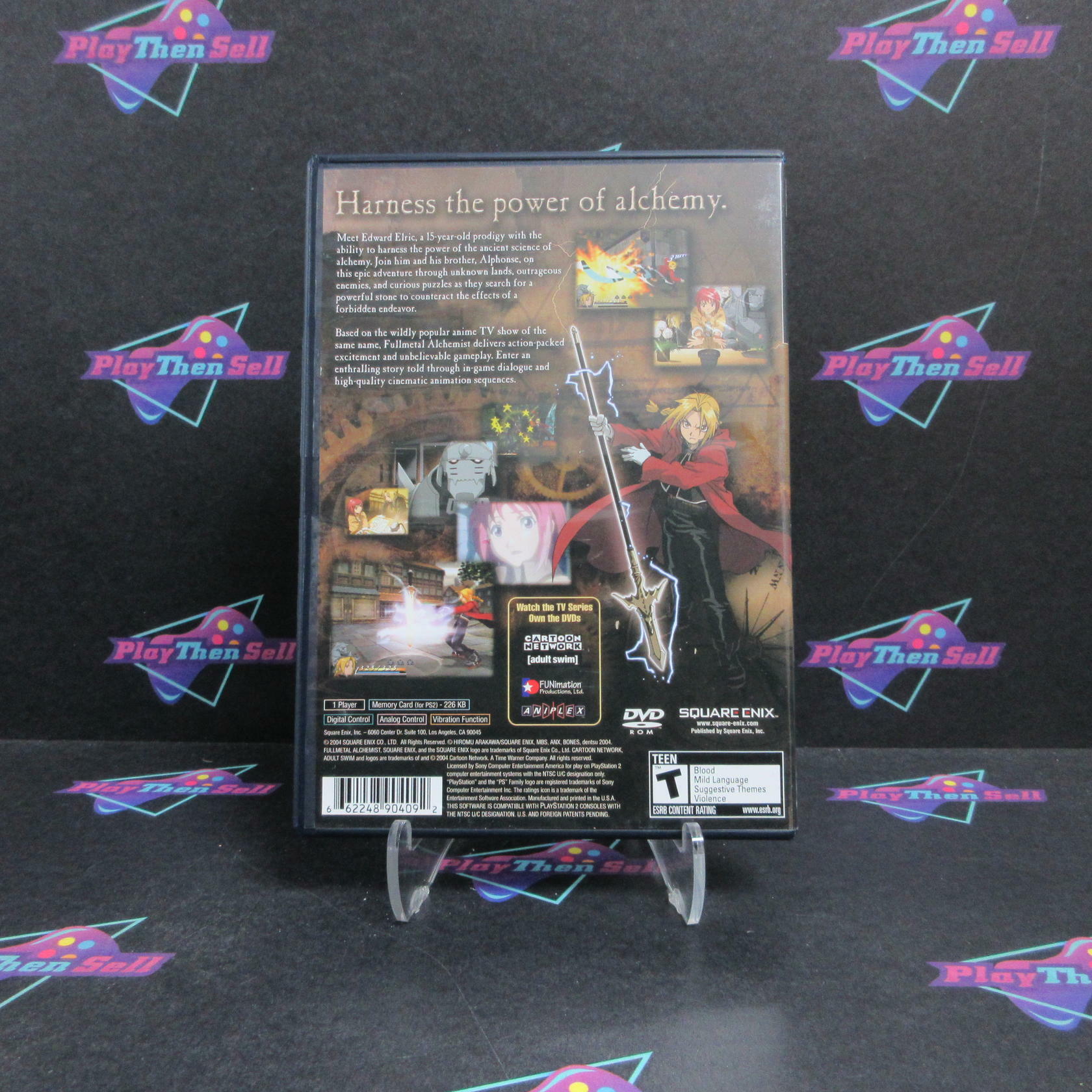 Fullmetal Alchemist and the Broken Angel PS2 PlayStation 2 Complete - Very Good