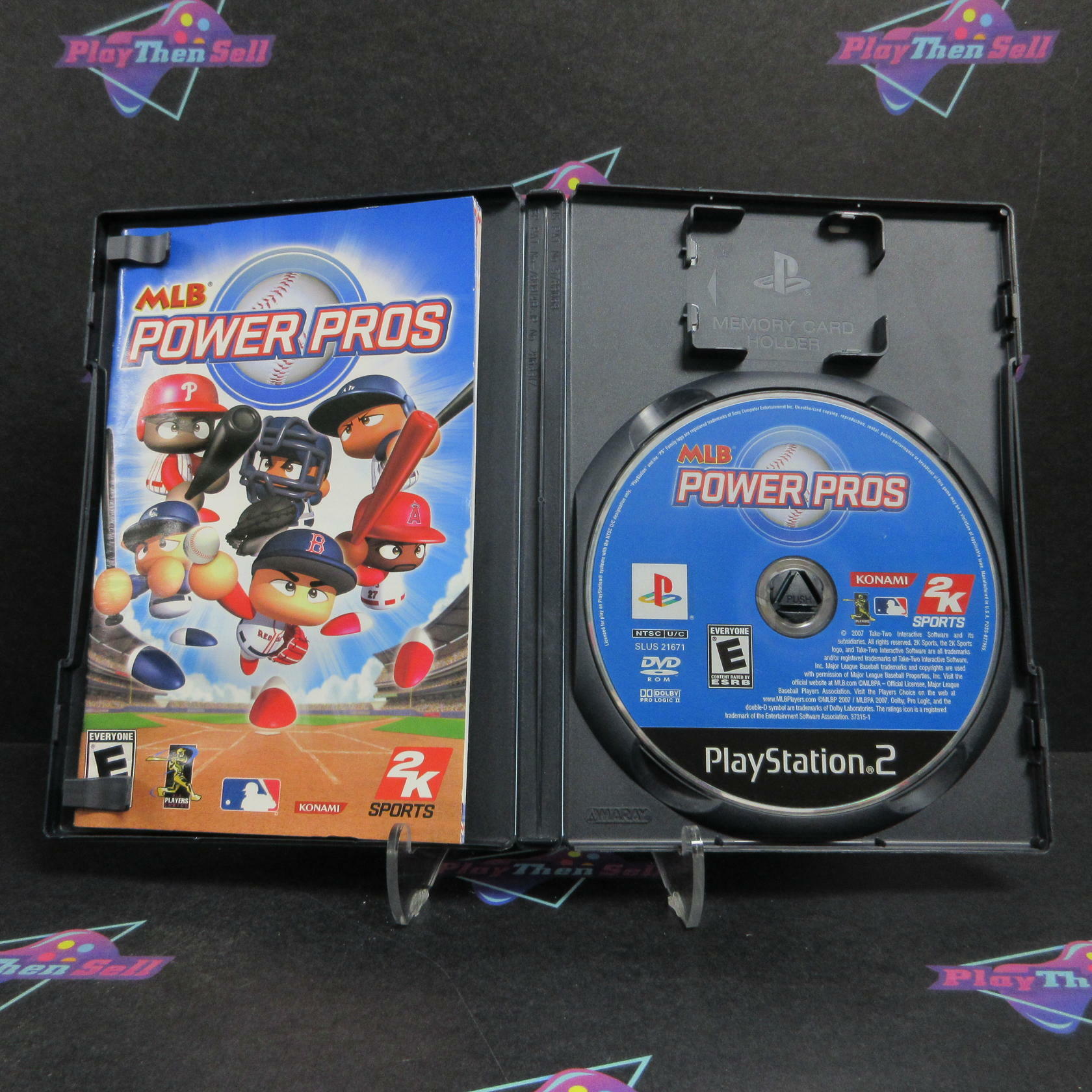 MLB Power Pros PS2 PlayStation 2 Complete - Very Good