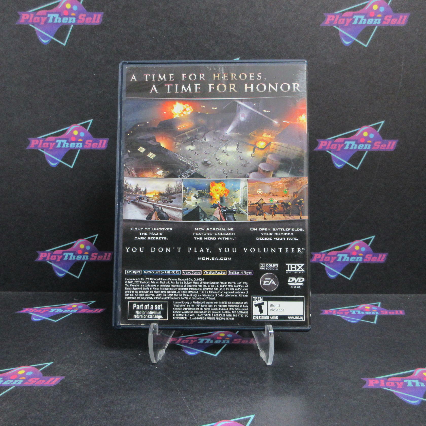 Medal of Honor European Assault PS2 PlayStation 2 - Very Good