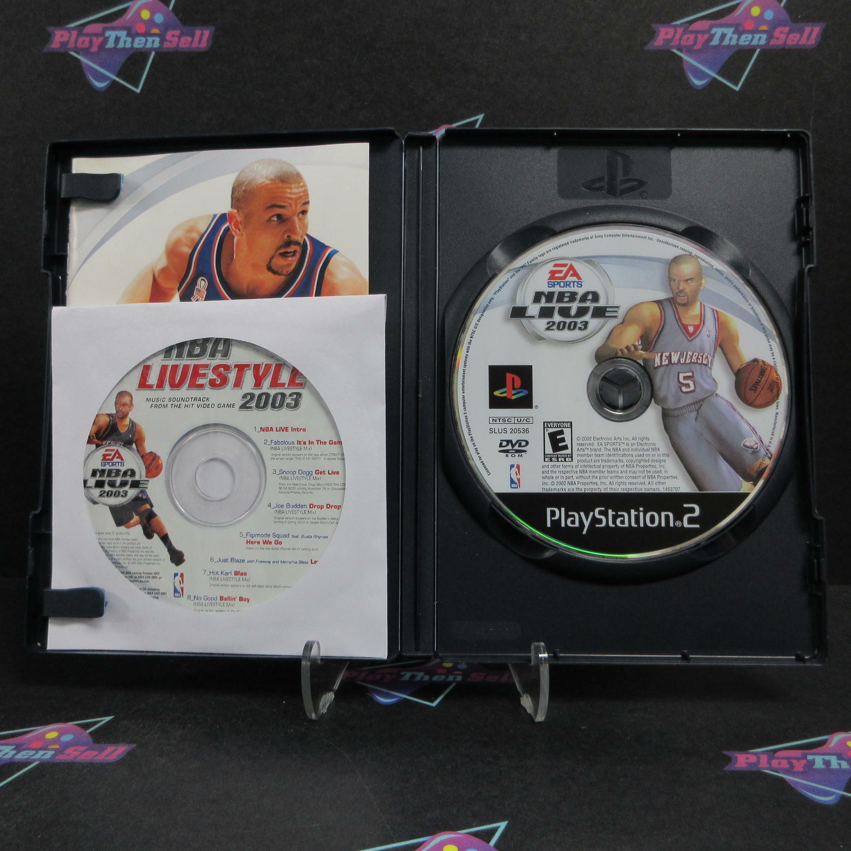 NBA Live 2003 PS2 PlayStation 2 + Sound Track Complete - Very Good