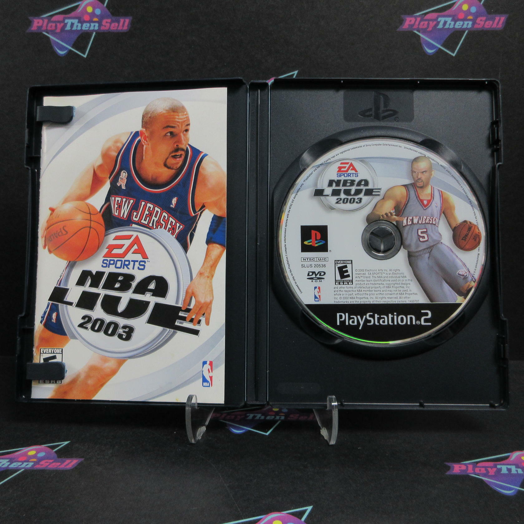NBA Live 2003 PS2 PlayStation 2 + Sound Track Complete - Very Good