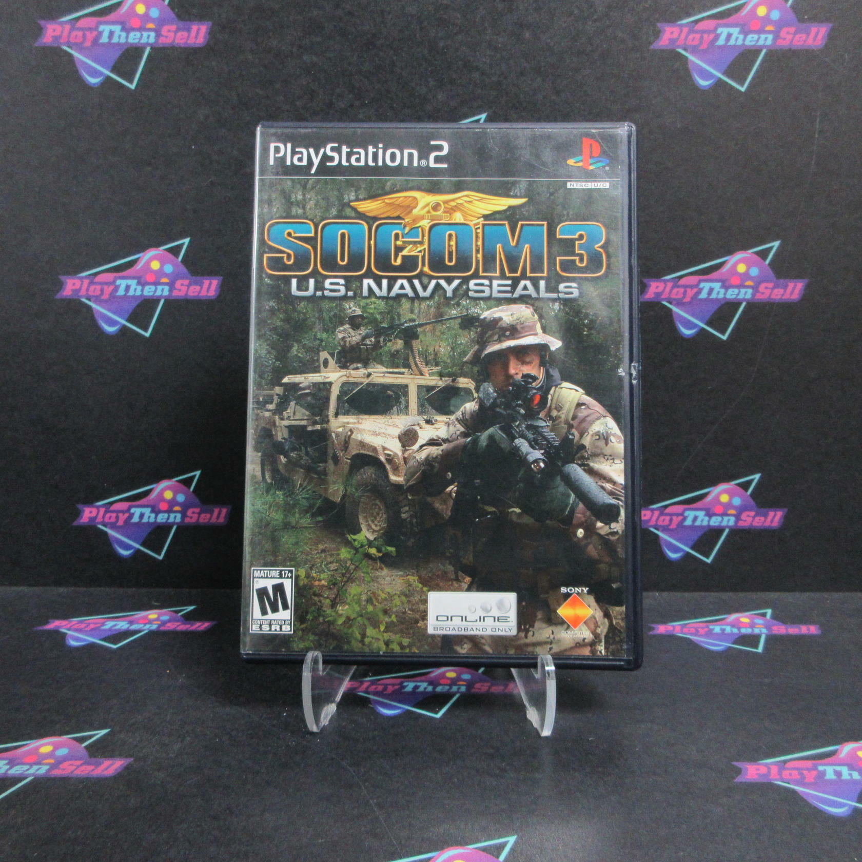 SOCOM 3 U.S. Navy Seals PS2 PlayStation 2 Complete - Very Good
