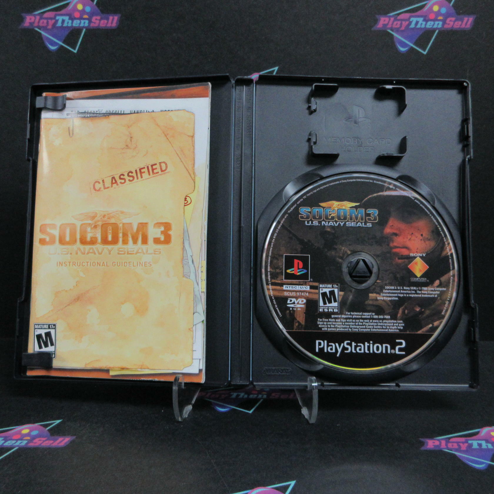 SOCOM 3 U.S. Navy Seals PS2 PlayStation 2 Complete - Very Good