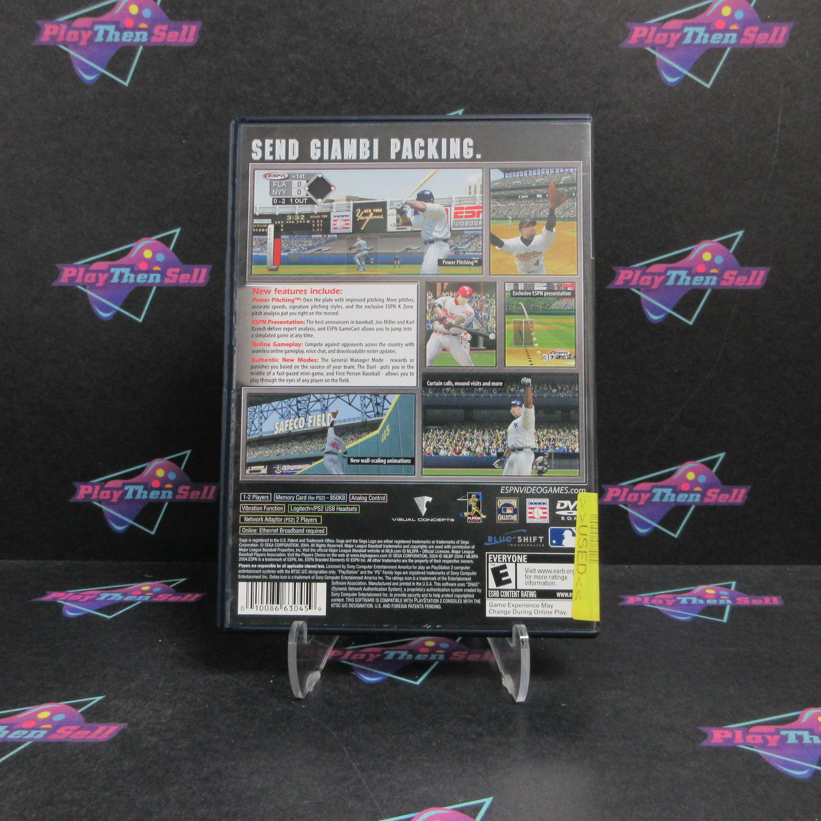 ESPN Major League Baseball PS2 PlayStation 2 Complete - Very Good